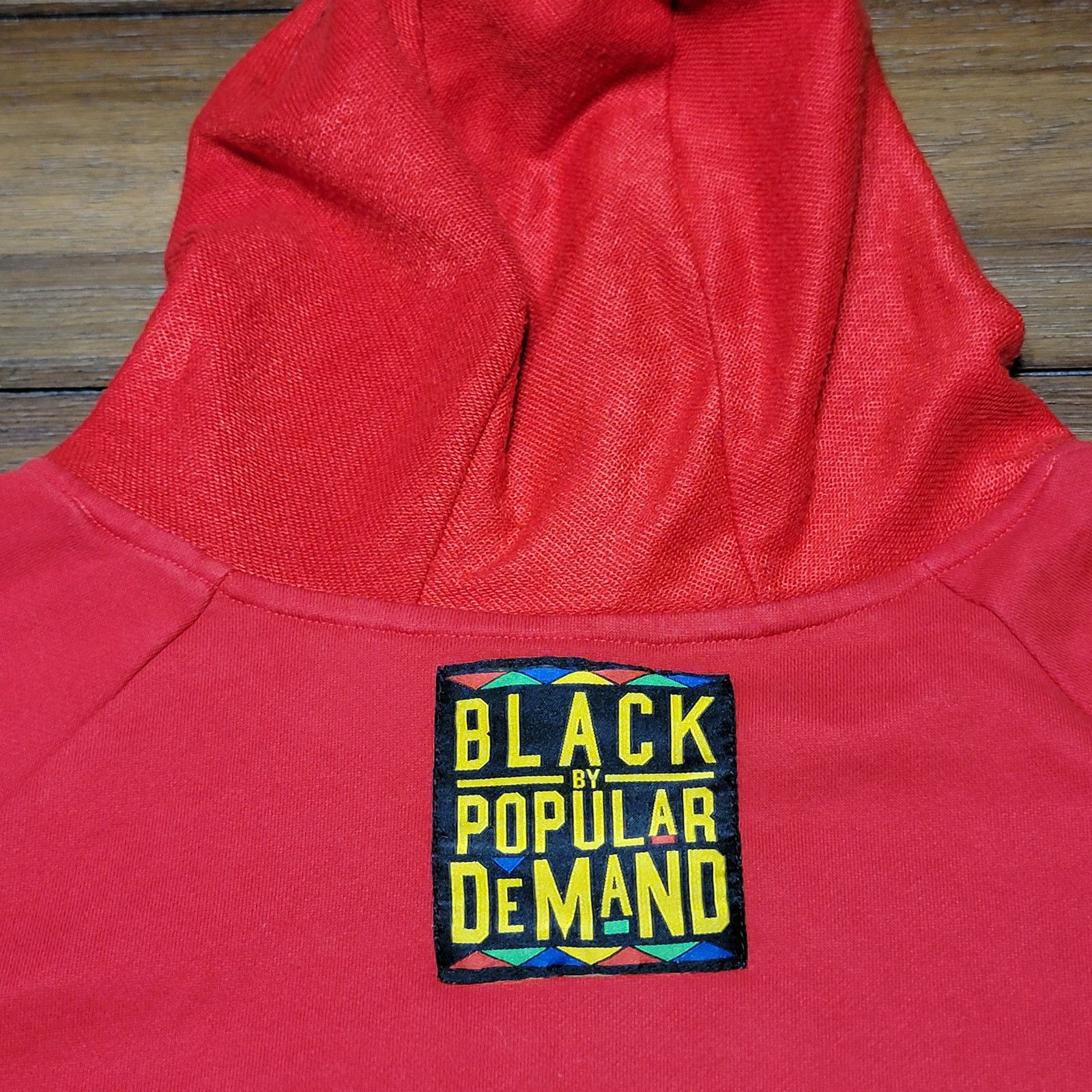 Other "Black By Popular Demand" Red Crop LS Hoodie - Size Medium Size M / US 6-8 / IT 42-44 - 6 Thumbnail