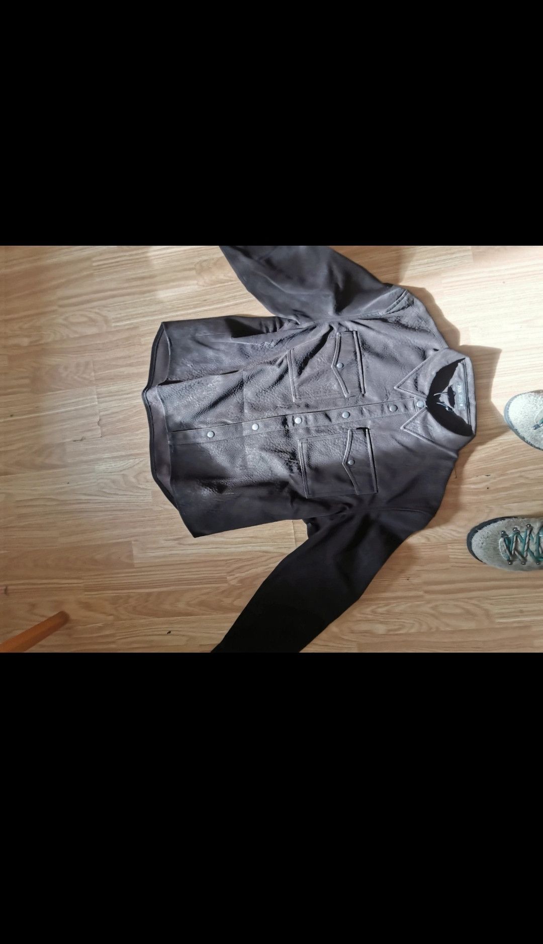 Zara Zara leather Brow re overshirt size man, Large Size US L / EU 52-54 / 3 - 7 Thumbnail