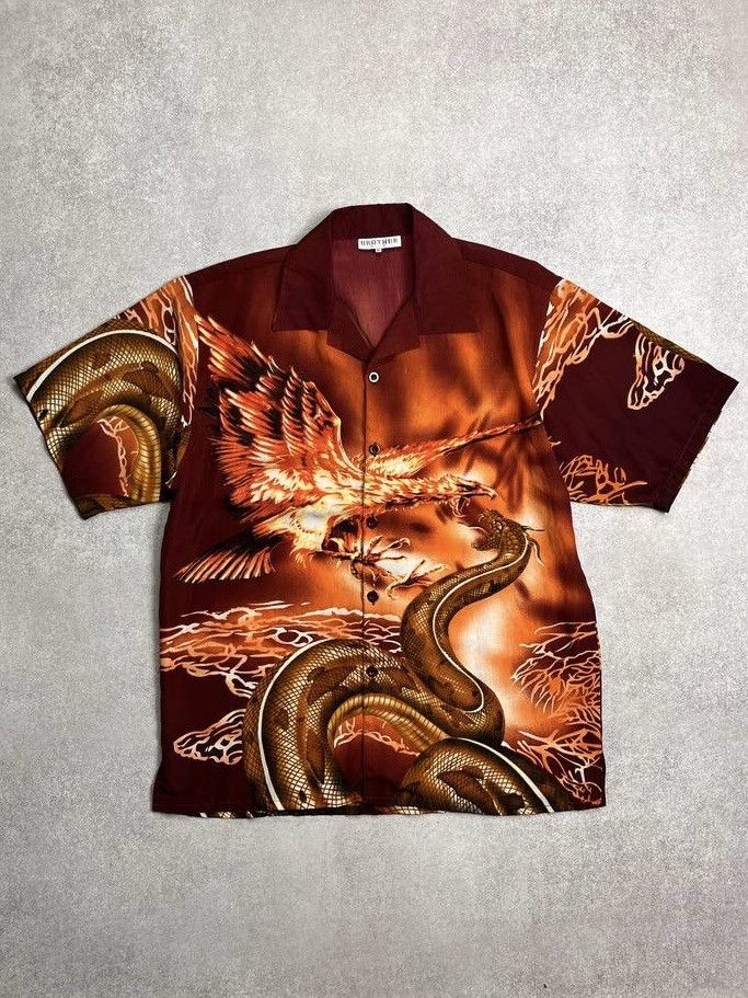 Japanese Brand Vintage 3D Graphic Hawaii Boxy Shirt XL Size US XL / EU 56 / 4 - 1 Thumbnail