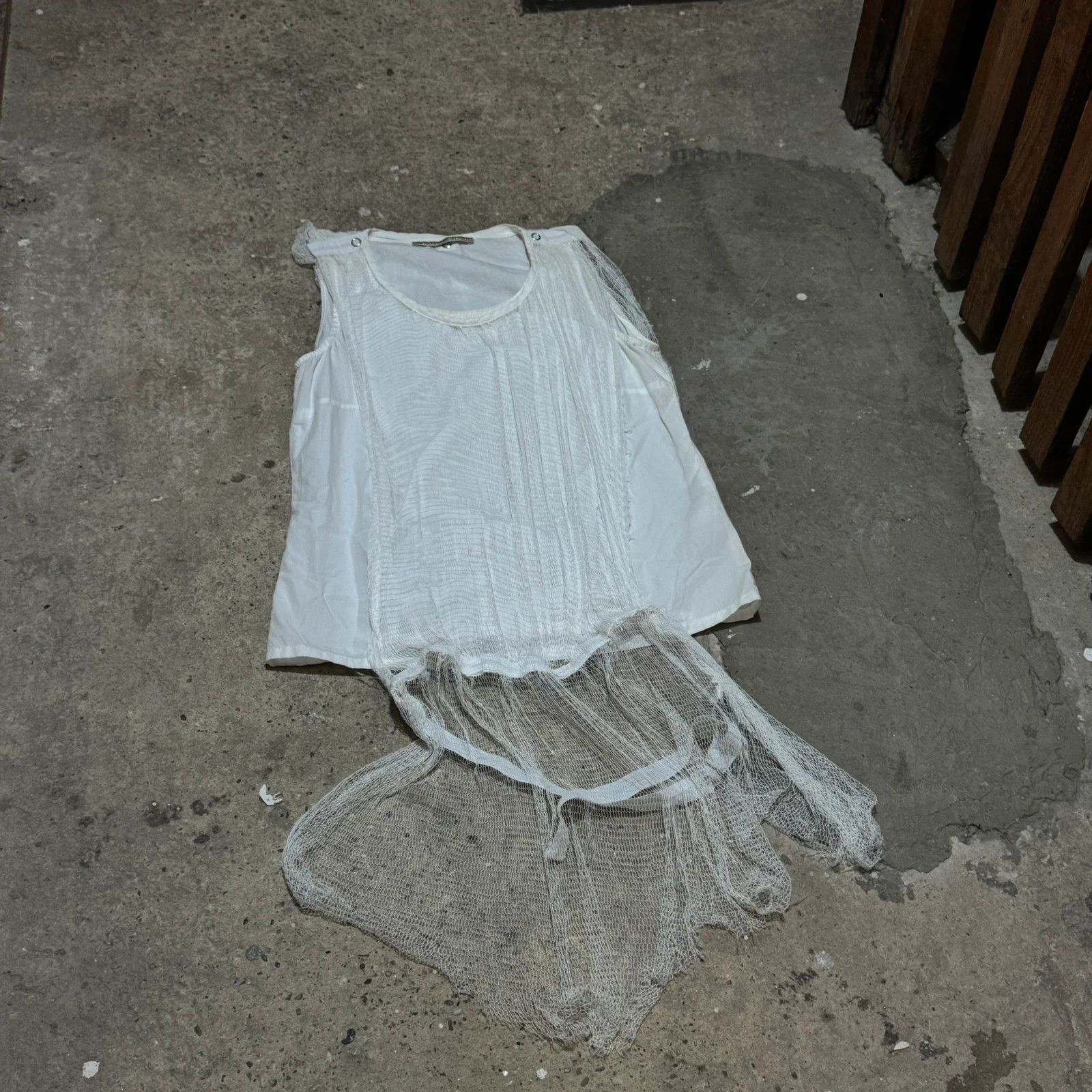 NEWYORKINDUSTRIE S/S 2003 New York Industrie by Kostas Murkudis tank top Size S / US 4 / IT 40 - 5 Thumbnail