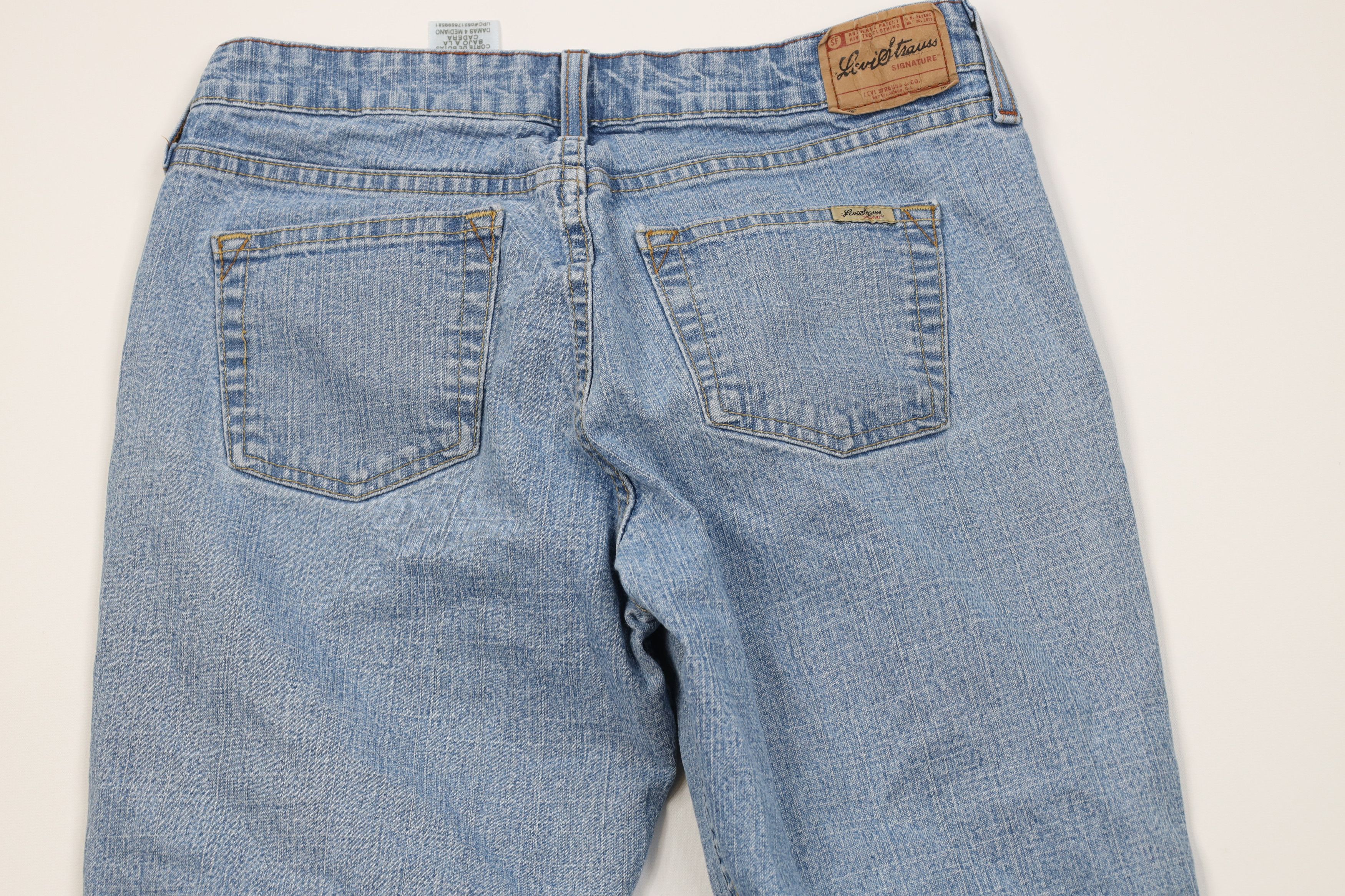 Levi's Vintage Y2K 2005 Levis Rise Bootcut Flared Wide Leg Jeans Size 27" / US 4 / IT 40 - 10 Thumbnail