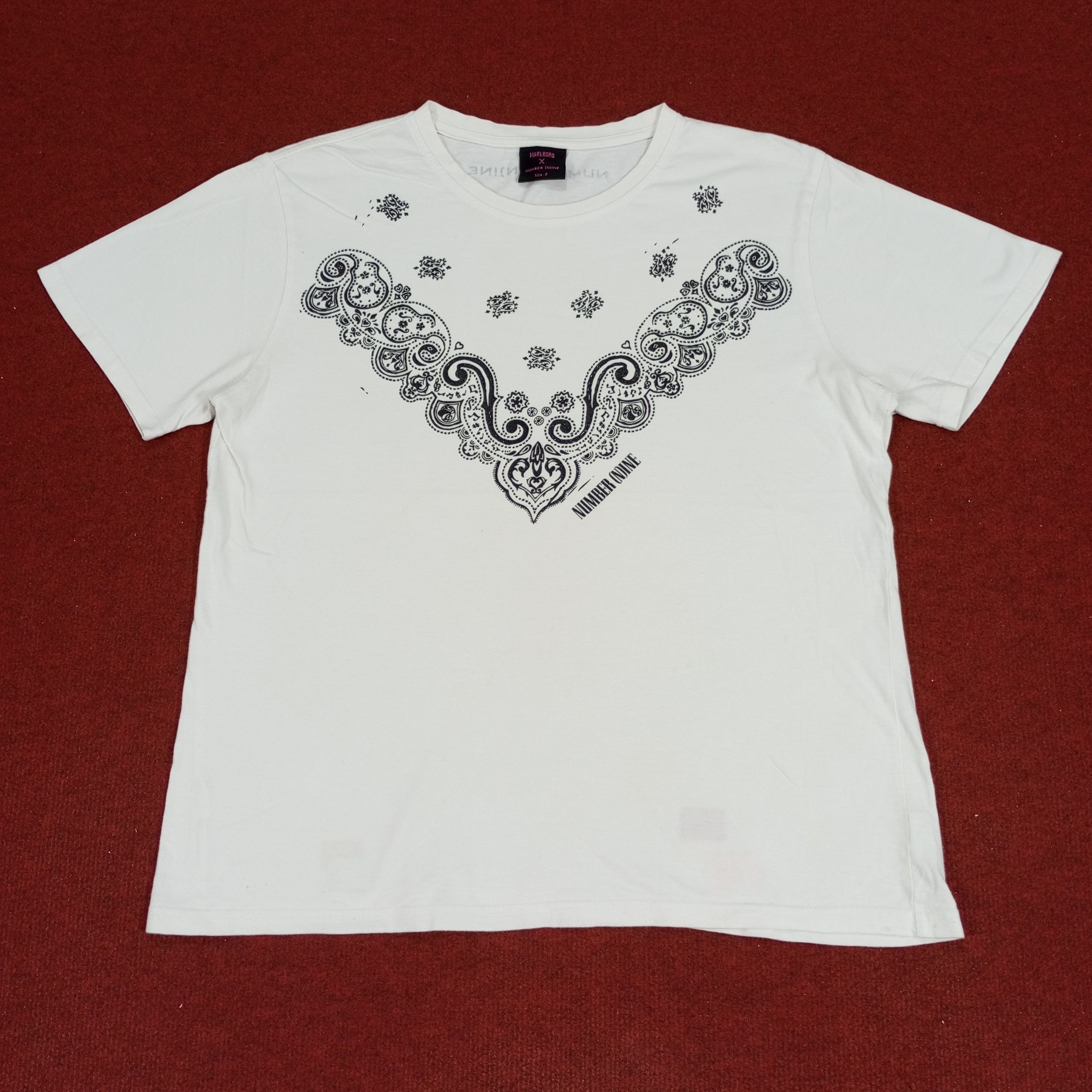 Marlboro Marlboro X Number Nine Japanese Brand Designer Tshirt Size US L / EU 52-54 / 3 - 1 Thumbnail