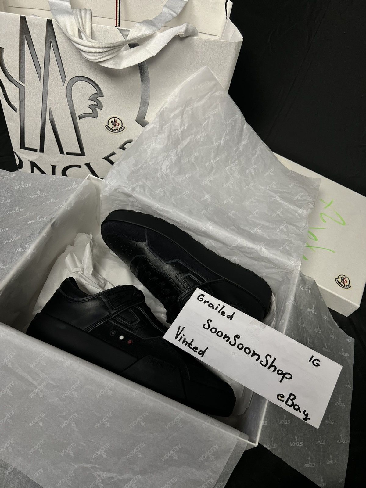 Moncler DSWT Moncler Promyx Space D low top leather and suede Size US 10 / EU 43 - 4 Thumbnail