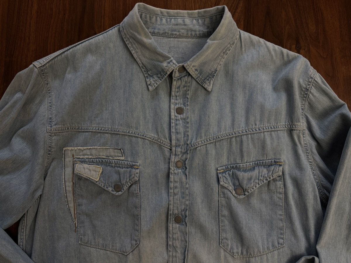 Spellbound Spellbound Western Shirt, Heavy washed Denim Size US L / EU 52-54 / 3 - 2 Thumbnail