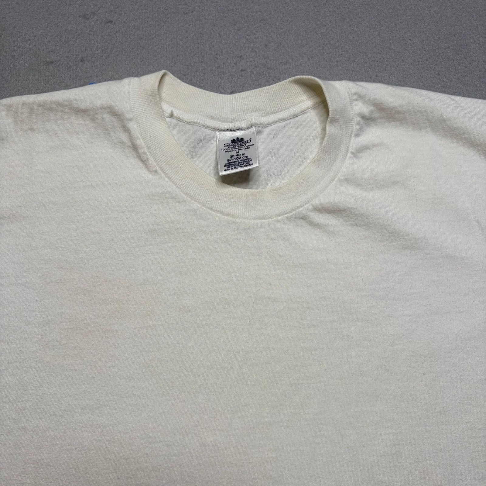 Stafford Vintage Stafford White T Shirt Men’s Medium Single Stitch US Size US M / EU 48-50 / 2 - 2 Thumbnail