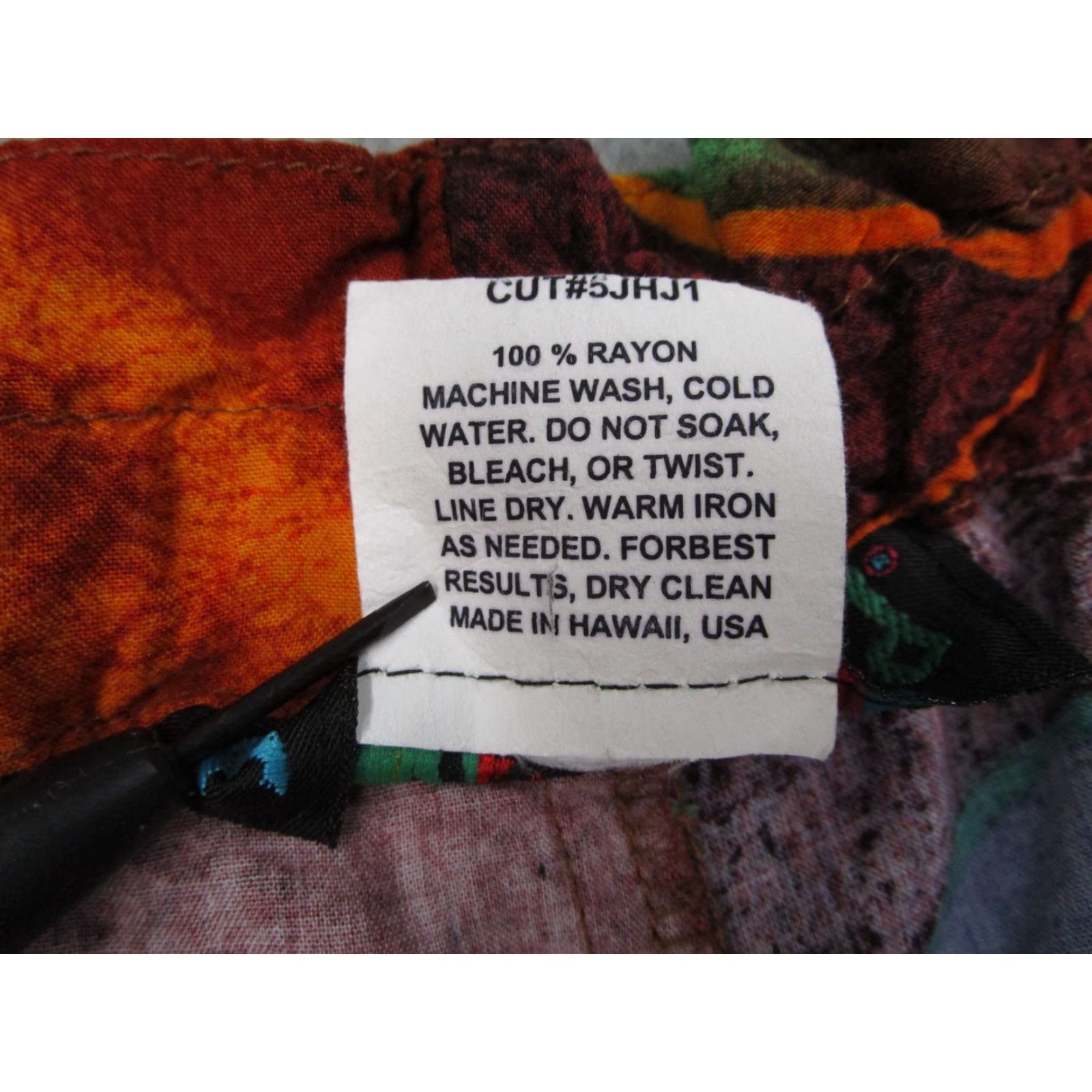 Jams World Jams World Pants Women XL Multicolor Rose Path Capri Made in USA 38x19 Size 40" / US 18 - 4 Thumbnail