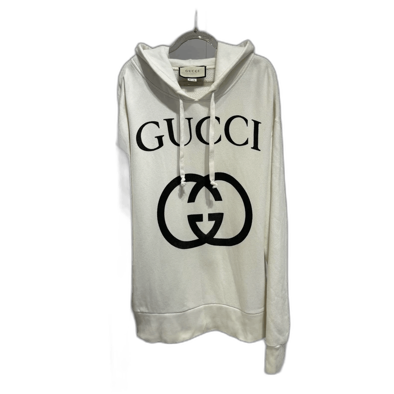 Gucci Gucci Double G Beige Hoodie Sweatshirt Size US M / EU 48-50 / 2 - 1 Thumbnail
