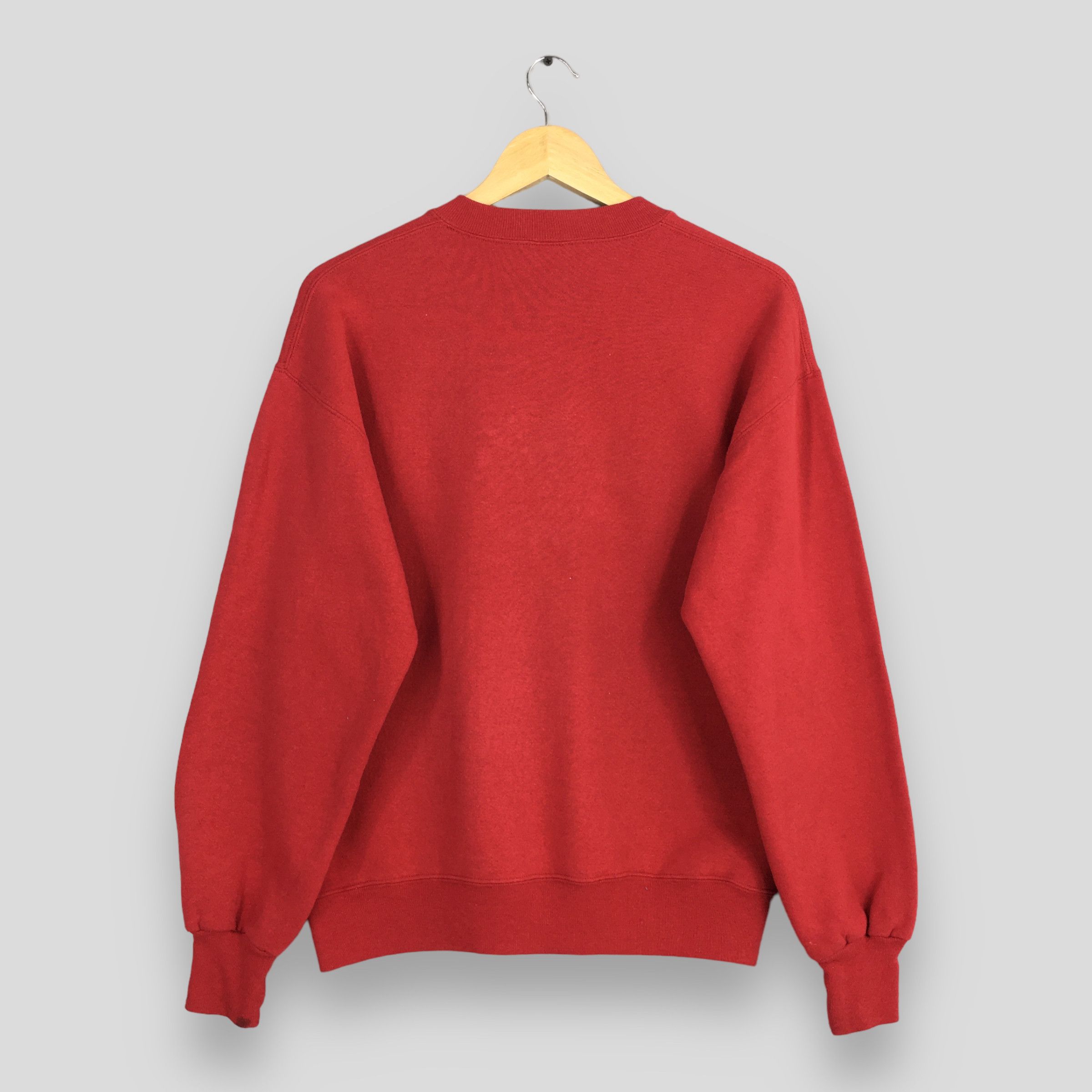 Hard Rock Cafe × Jerzees × Vintage Vintage Hard Rock Cafe Los Angeles Red Sweatshirt Medium Size US M / EU 48-50 / 2 - 7 Thumbnail