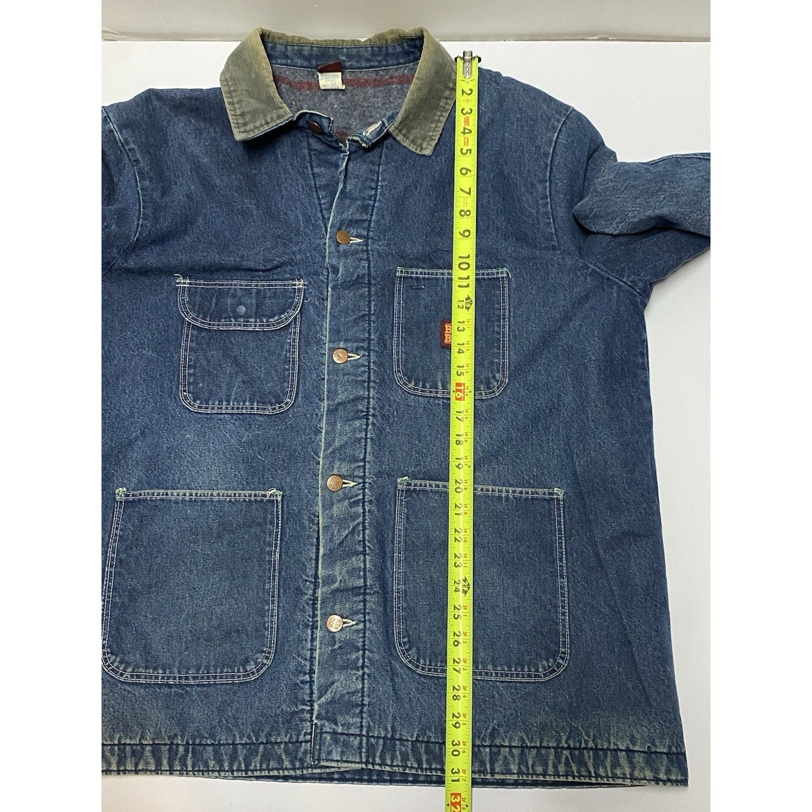 Wrangler Vtg 70'S-80'S Wrangler Big Ben Denim Coat USA Size XXL 52 Size US XXL / EU 58 / 5 - 7 Thumbnail