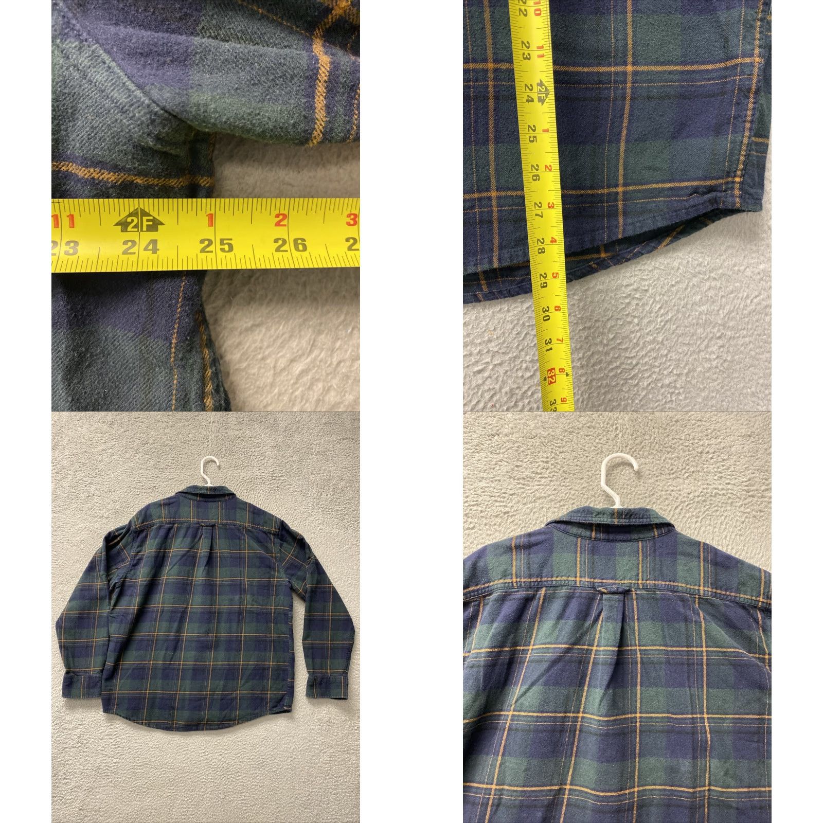 Eddie Bauer VINTAGE Eddie Bauer Shirt Men 2XL Green Plaid Button-Up Long Sleeve Cotton Regular Size US XXL / EU 58 / 5 - 8 Thumbnail