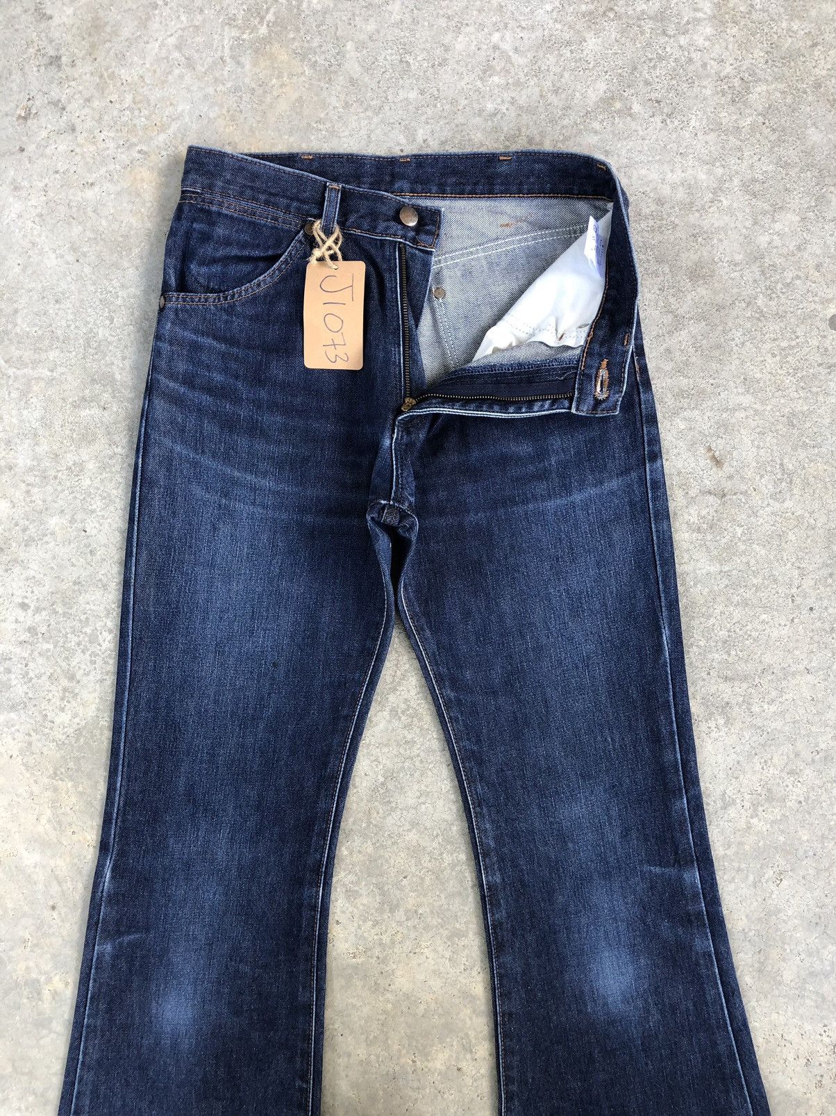 If Six Was Nine Y2k Wrangler Flared Jeans Distressed Jeans Size US 28 / EU 44 - 3 Thumbnail