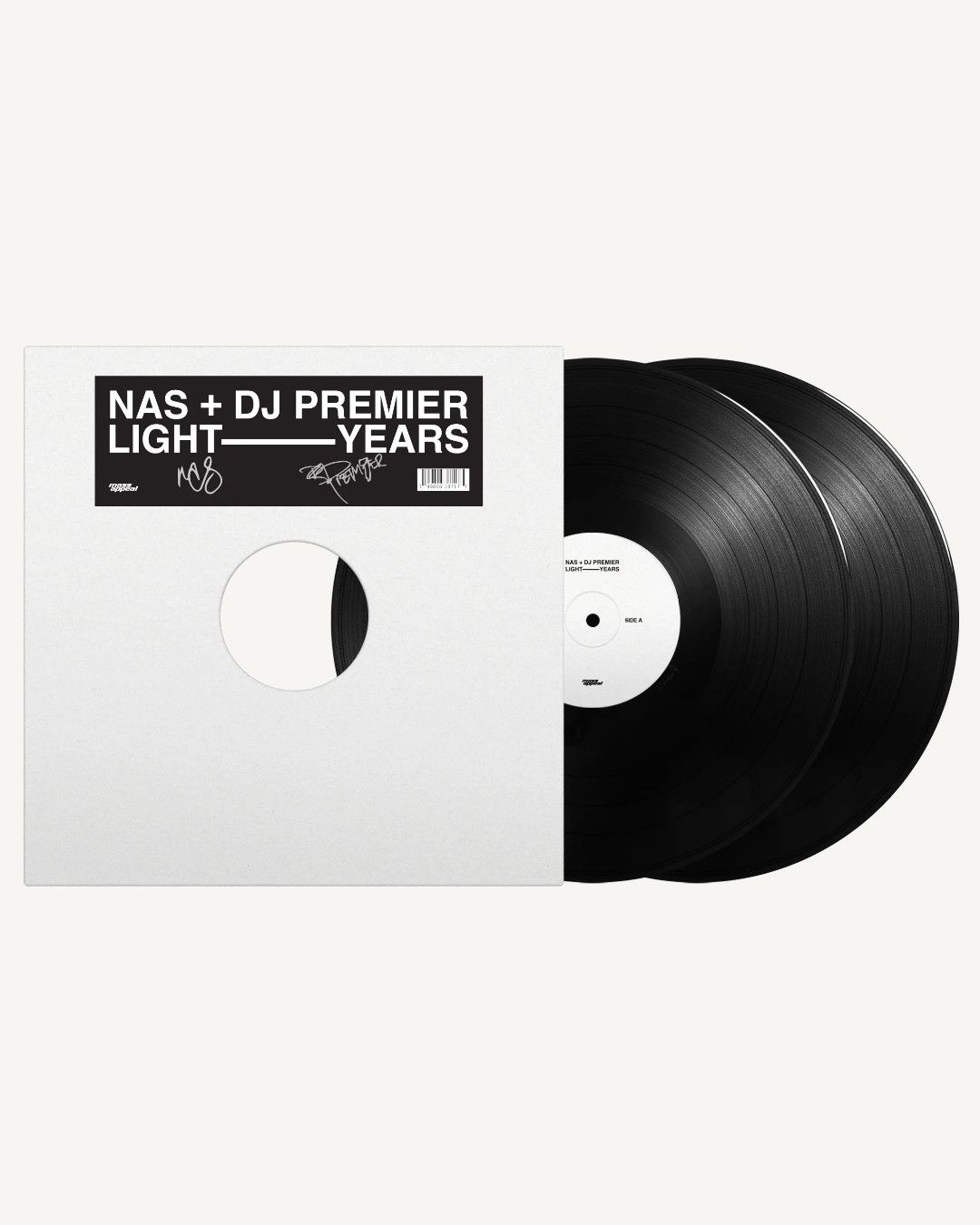 Delicious Vinyl Nas & DJ Premier Light-Years LP Vinyl (Signed By Both) Size ONE SIZE - 4 Thumbnail