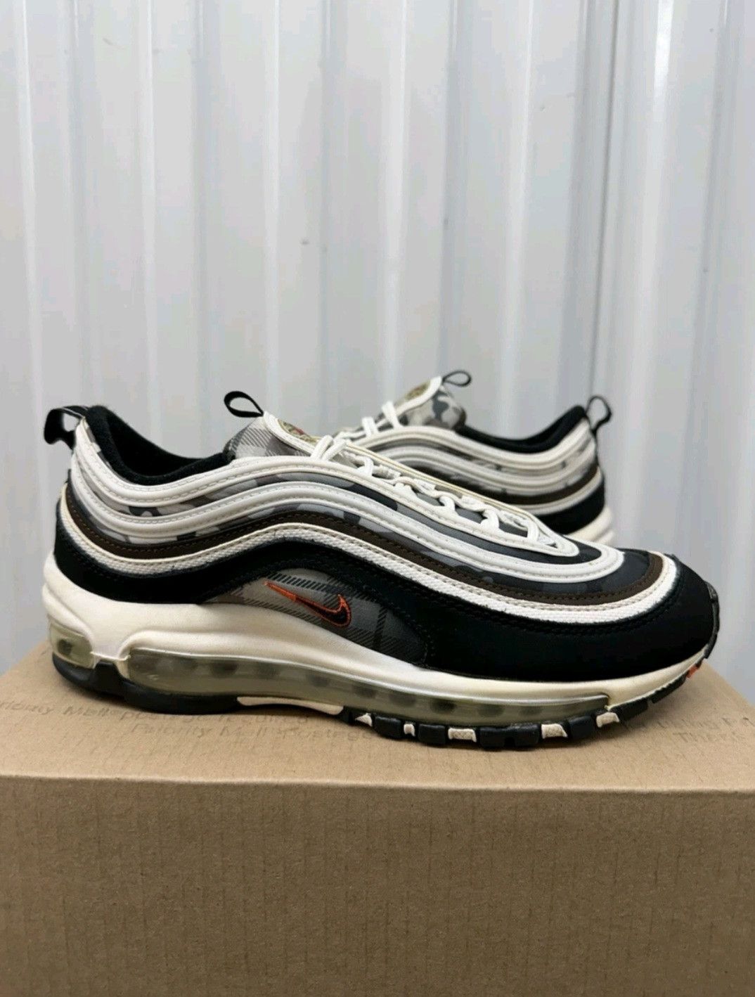 Nike Nike Air Max 97 GS White Black DB2017100 Size 7Y Size US 7 / EU 40 - 1 Thumbnail