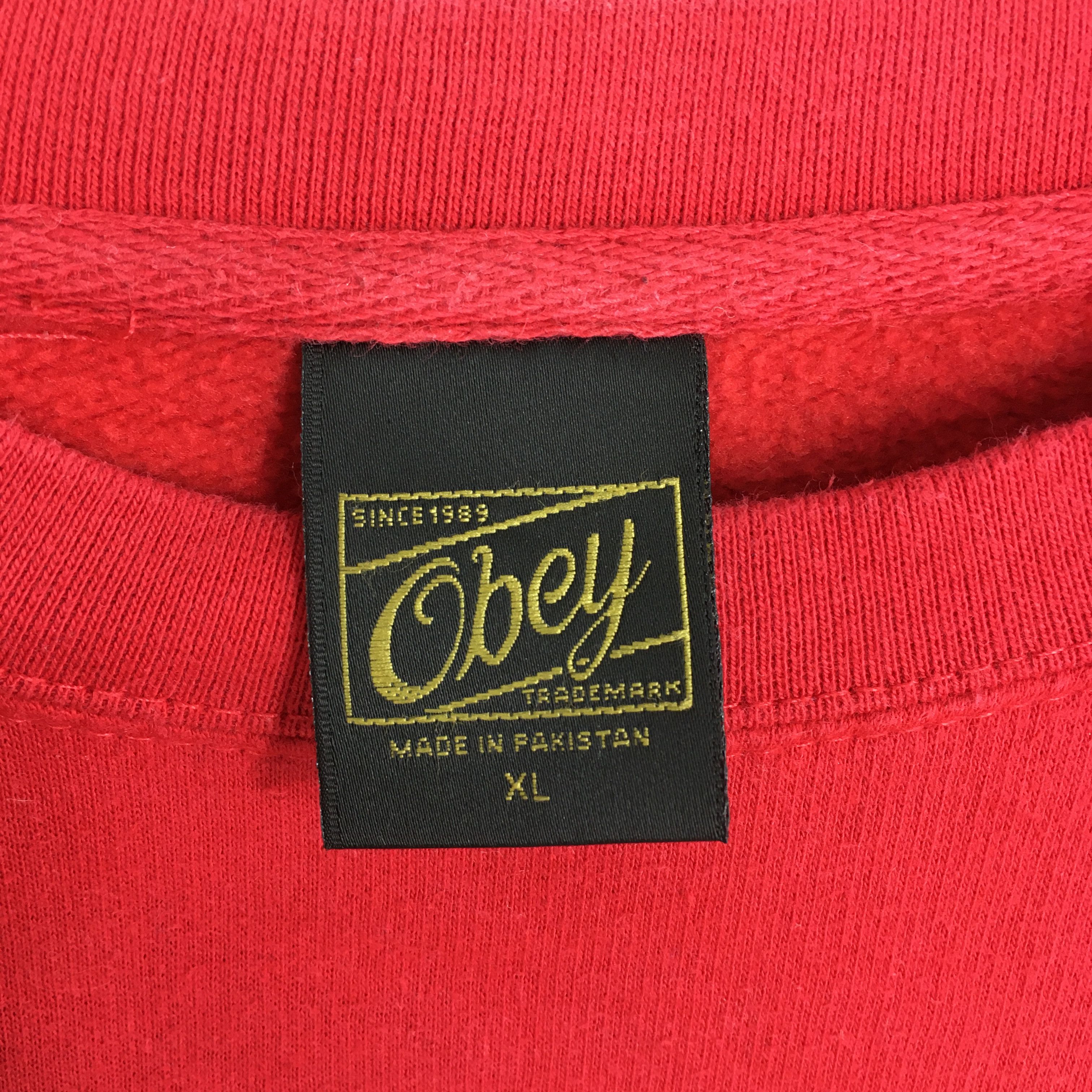 Obey Vintage Obey Worldwide Propaganda Sweatshirt XLarge Size US XL / EU 56 / 4 - 7 Thumbnail