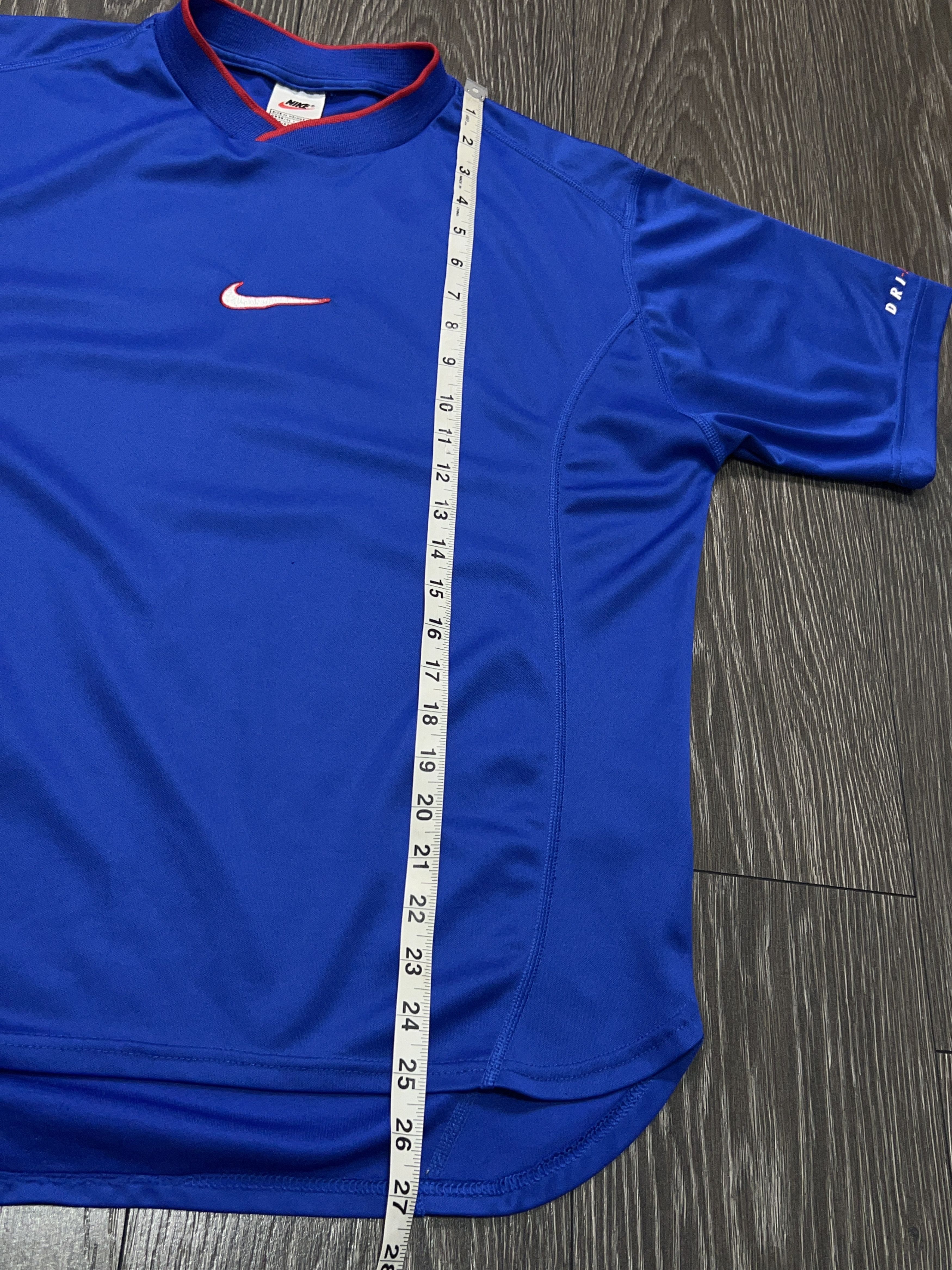Nike Rangers 1997/1998/99 Pre Match Football Soccer Shirt Jersey Size US M / EU 48-50 / 2 - 12 Thumbnail