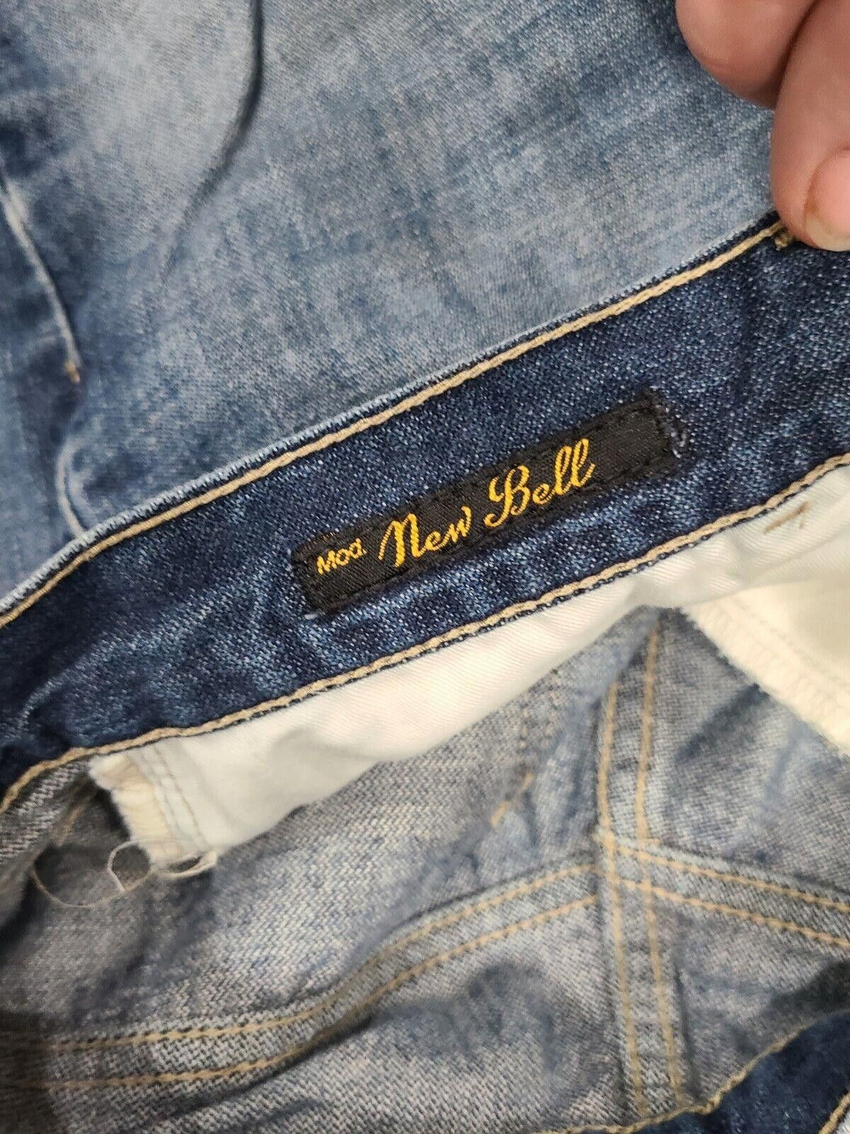 Designer Meltin Pot Jeans Size 29 New Bell Medium Wash School 8 Size 29" - 5 Thumbnail