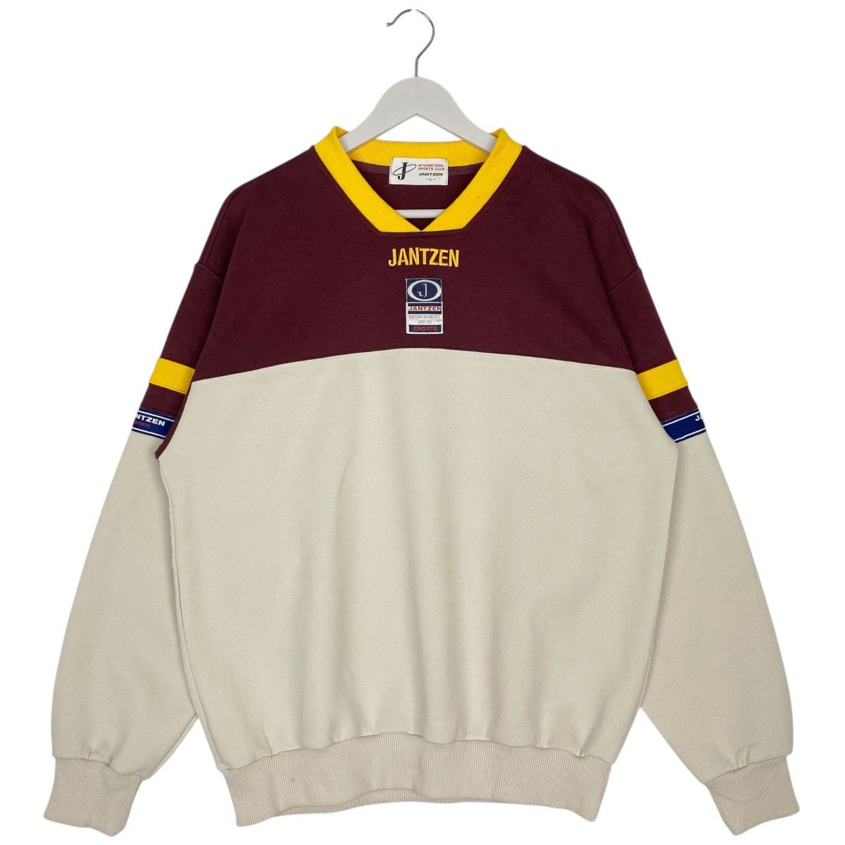 Other Vintage 90s Jantzen Sweatshirt Crewneck MultiClour Size L Size US L / EU 52-54 / 3 - 1 Thumbnail