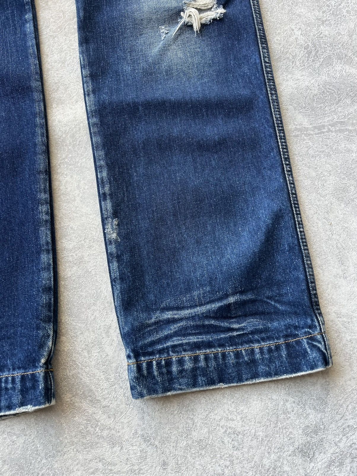 Dolce & Gabbana Vintage 00s Dolce & Gabbana Distressed Faded Denim Jeans Size US 34 / EU 50 - 10 Thumbnail