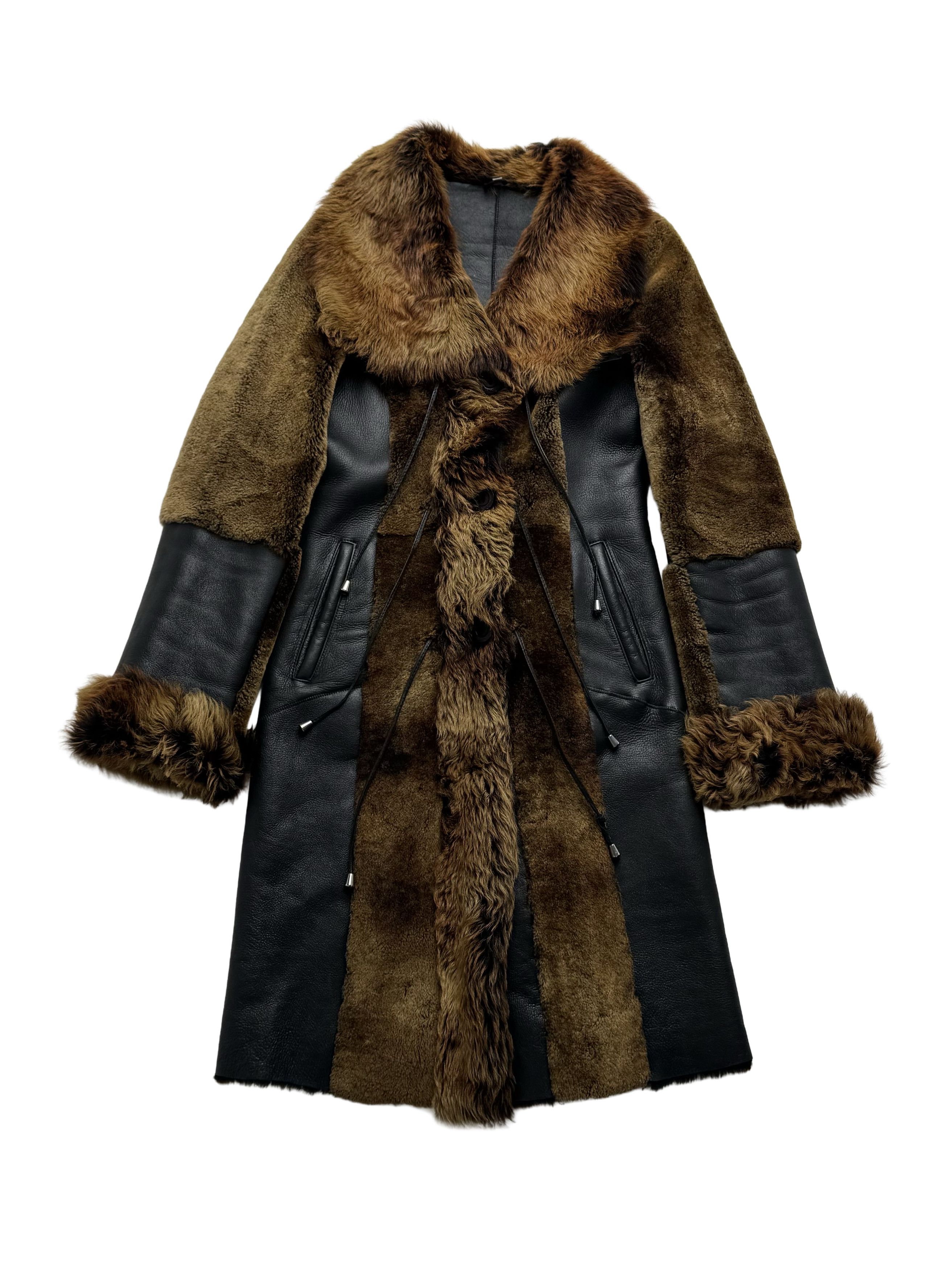 Vintage Vintage Real Doubleface Lambskins Coat Size S / US 4 / IT 40 - 5 Thumbnail