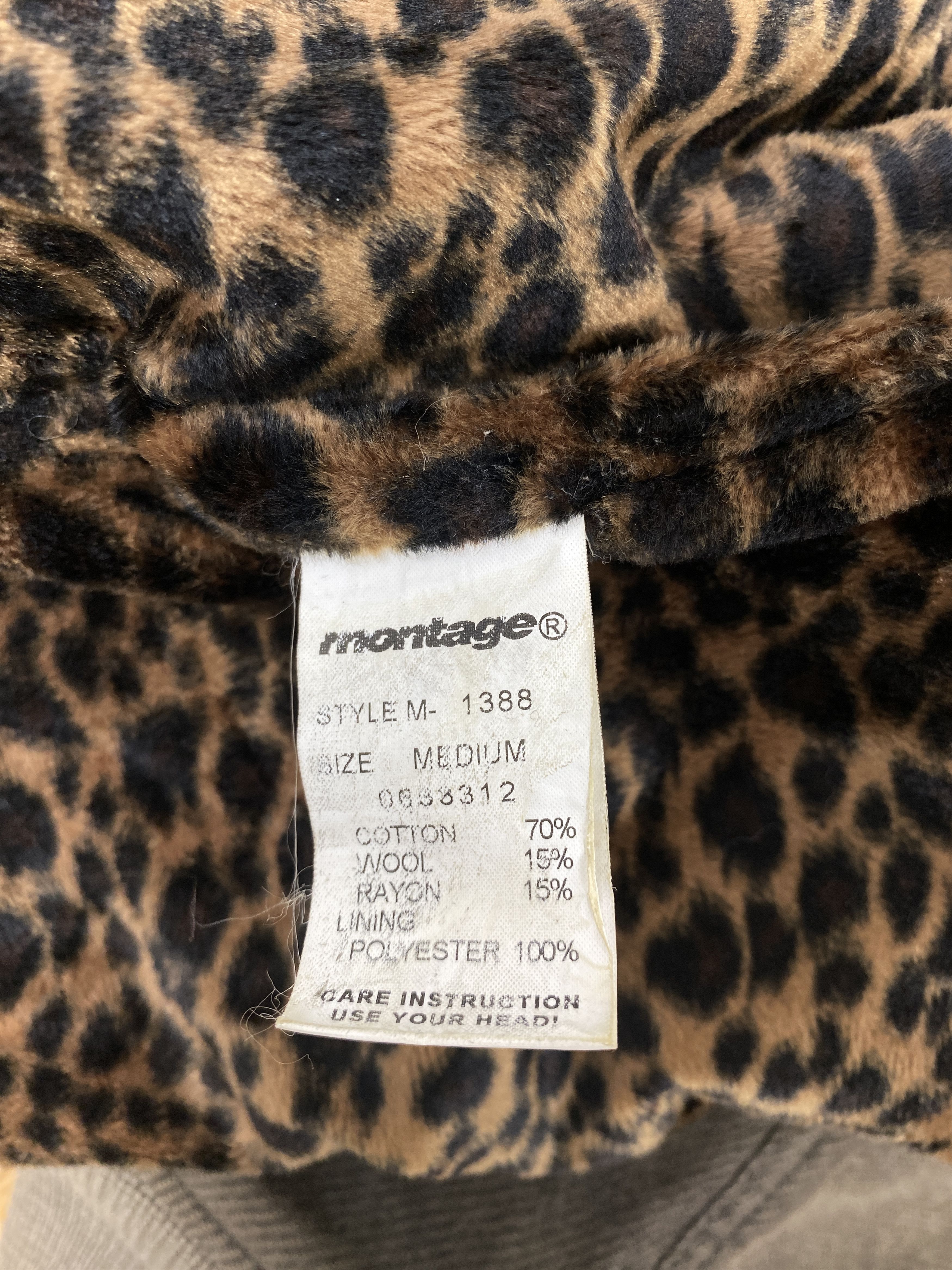 Montage Vintage Montage Leopard Lining Jacket PJ2439 Size US M / EU 48-50 / 2 - 7 Thumbnail