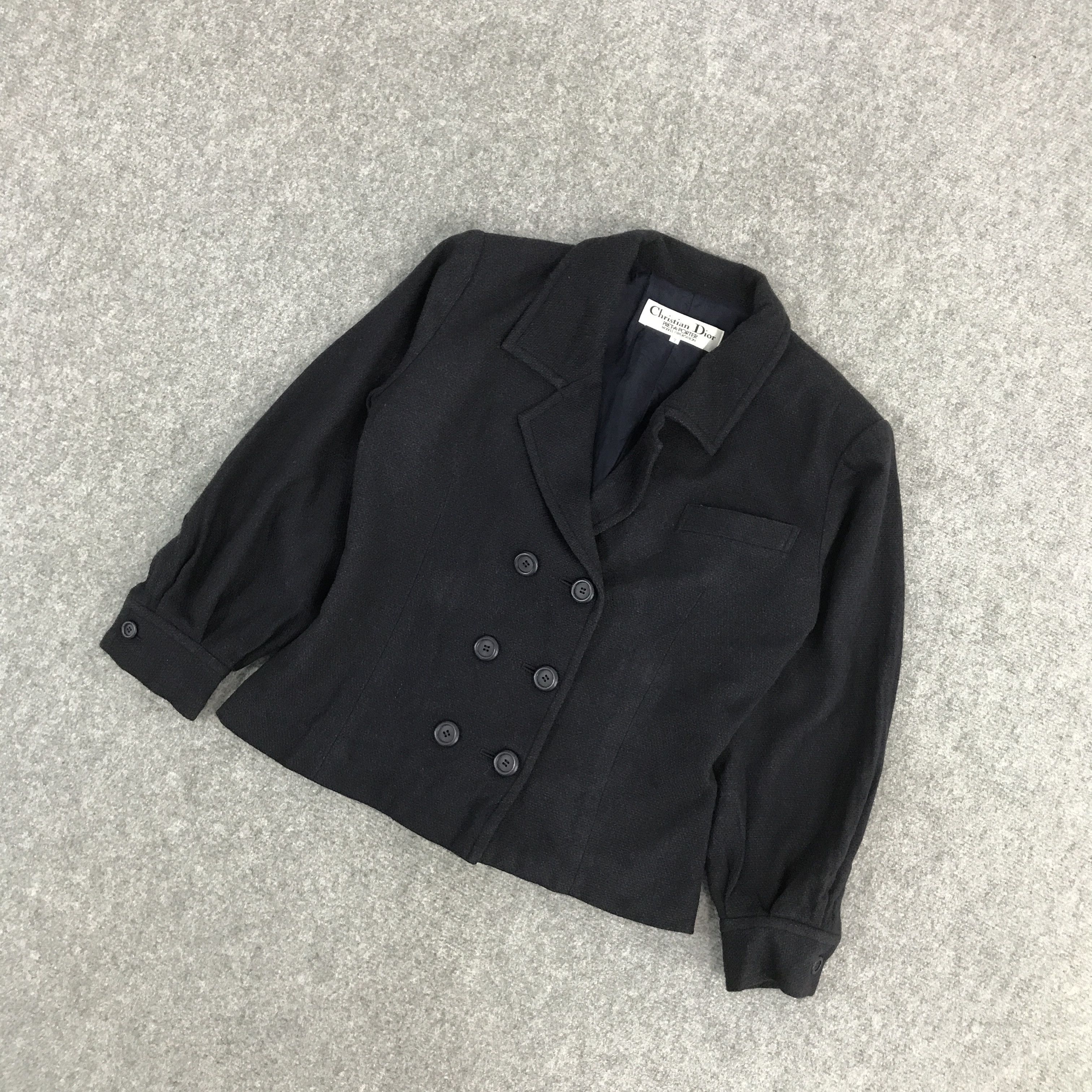 Christian Dior Monsieur × Vintage CHRISTIAN DIOR WOOL COAT JACKET Size US M / EU 48-50 / 2 - 5 Thumbnail