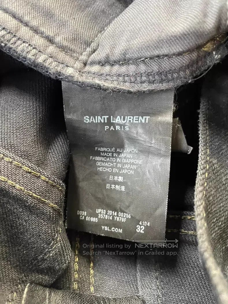 Saint Laurent Paris Saint Laurent Paris Oil-stained Destroyed Ripped Denim Pan Size US 32 / EU 48 - 9 Thumbnail