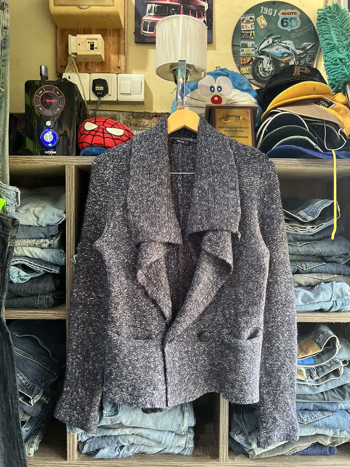 Comme Ca Ism 🔥Comme Ca Ism Shawl Collar Knit Jacket Size M / US 6-8 / IT 42-44 - 1 Thumbnail