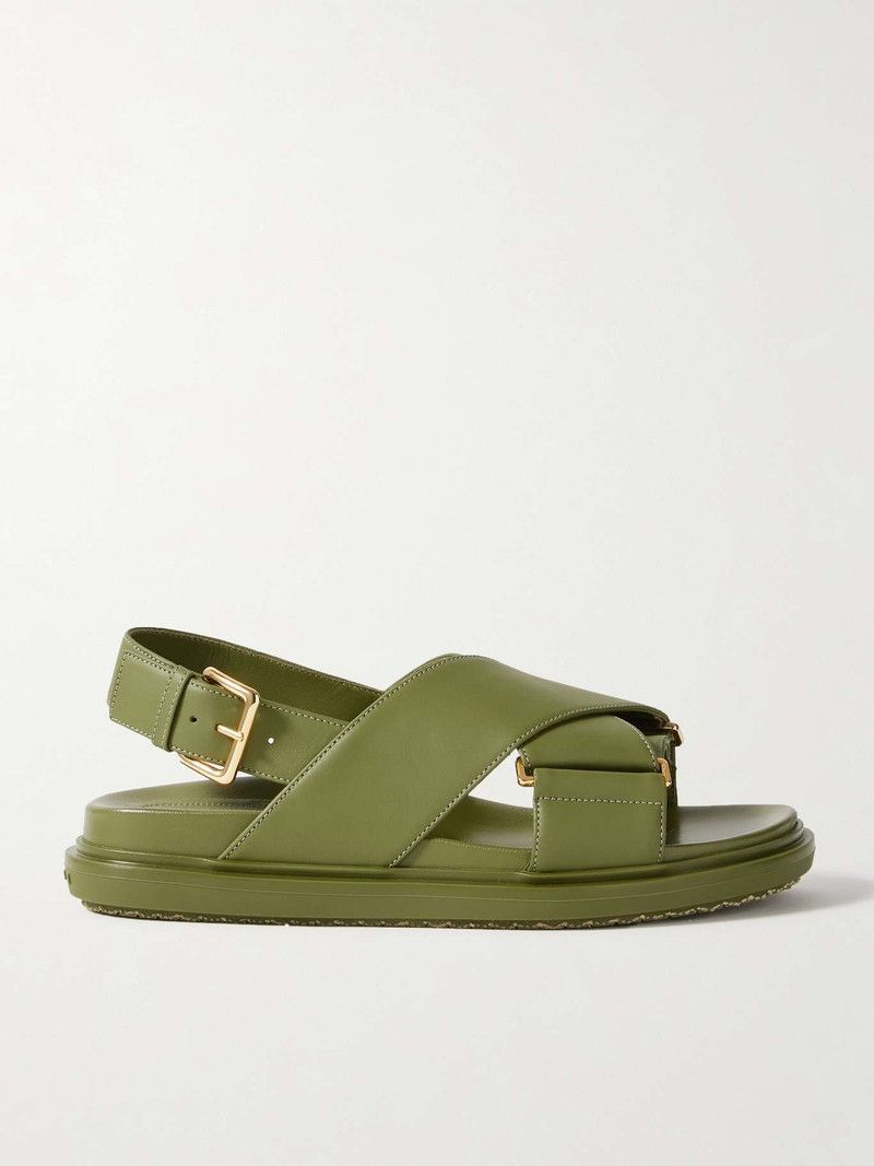 Marni o1f1d3z0326 Fussbett Sandals in Green Size US 11 / IT 41 - 1 Thumbnail