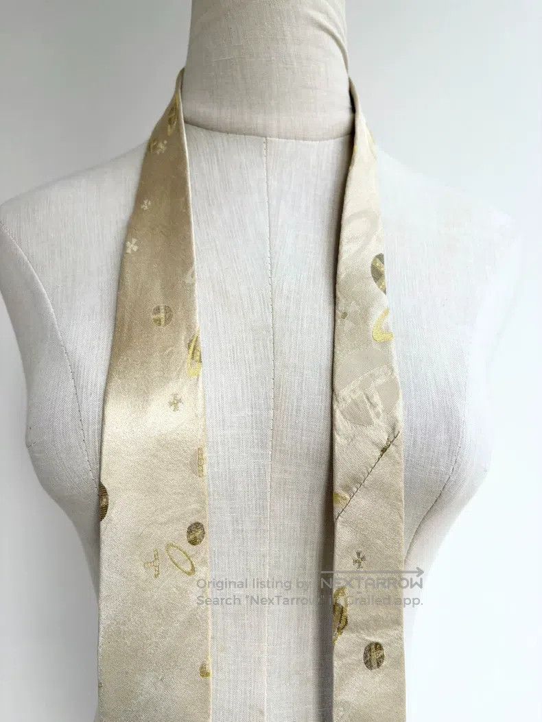 Vivienne Westwood Vivienne Westwood Golden Yellow Saturn Planet Tie with Sta Size ONE SIZE - 4 Thumbnail