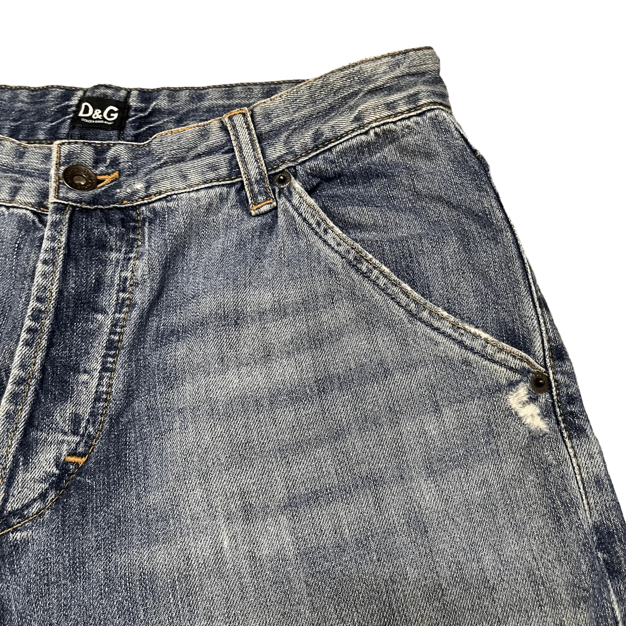Dolce & Gabbana Vintage D&G Dolce & Gabbana Extreme Denim Devotees Jeans Size US 31 - 13 Thumbnail