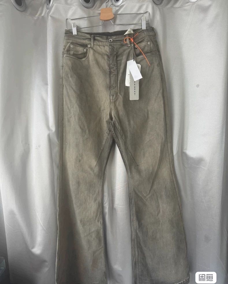 Rick Owens Drkshdw Rick Owens DRKSHW Bootcut Gray Jeans - dmc Size US 34 / EU 50 - 1 Thumbnail