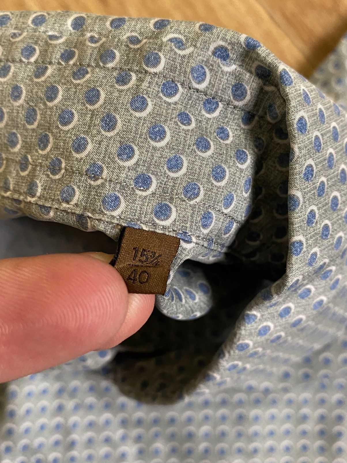 Corneliani Corneliani Silk Button Shirt Size: 15 Size US M / EU 48-50 / 2 - 3 Thumbnail