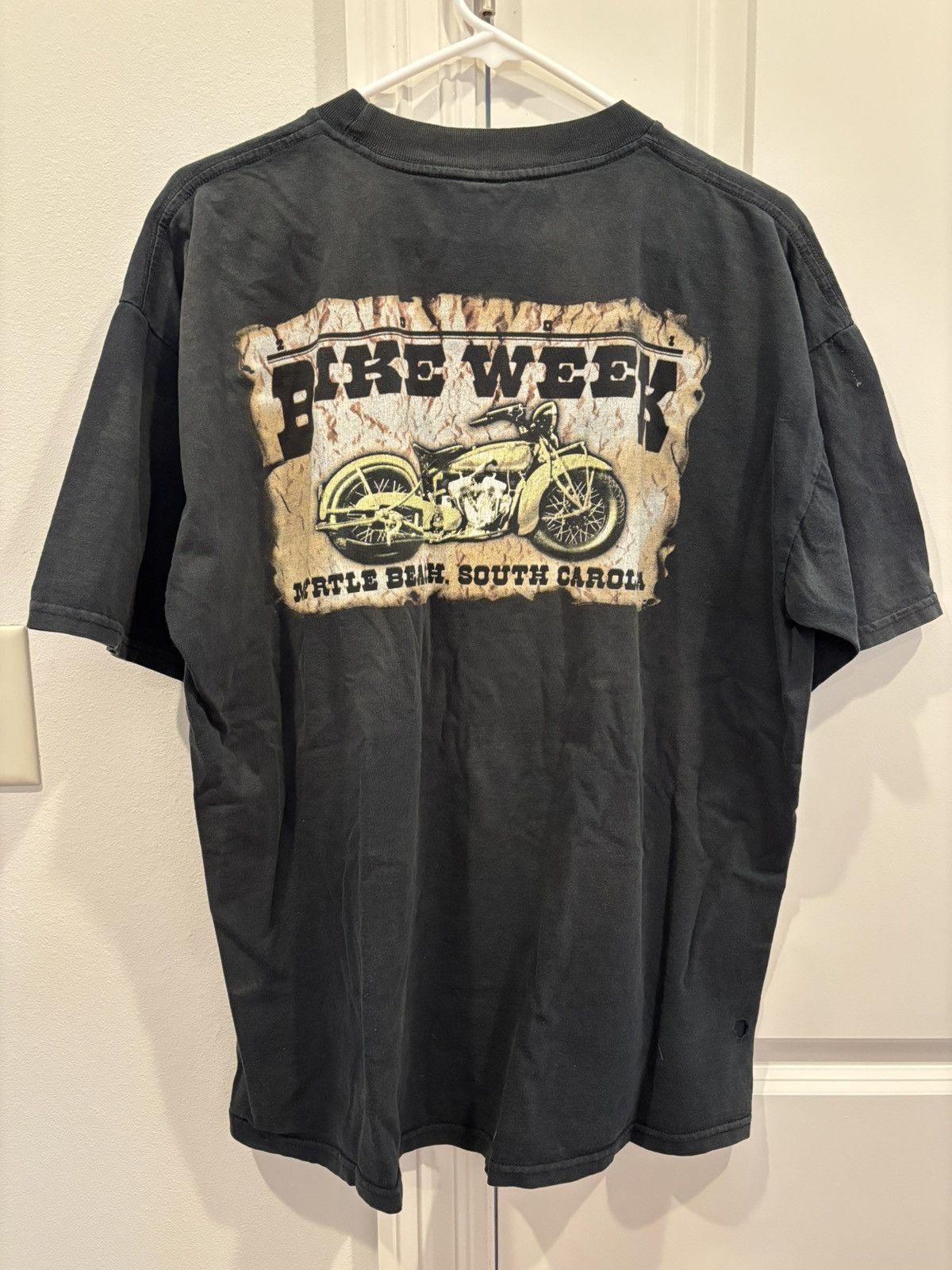 Harley Davidson Vintage 2001 Myrtle Beach SC Bike Week Black Shirt - XL Size US XL / EU 56 / 4 - 4 Thumbnail