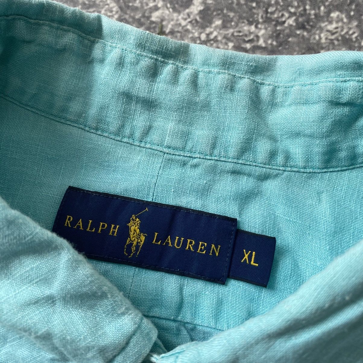 Polo Ralph Lauren × Vintage Vintage Polo Ralph Lauren Small Logo Linen Shirt Size US XL / EU 56 / 4 - 5 Thumbnail
