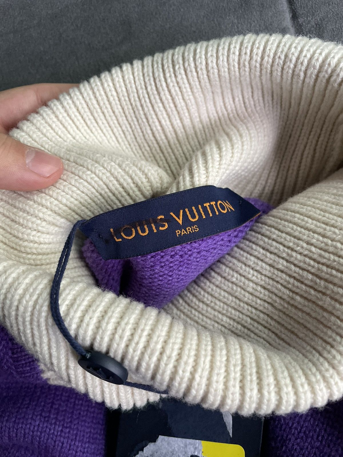 Louis Vuitton Louis Vuitton Purple Malletier Rollneck Pullover Size US XL / EU 56 / 4 - 12 Thumbnail