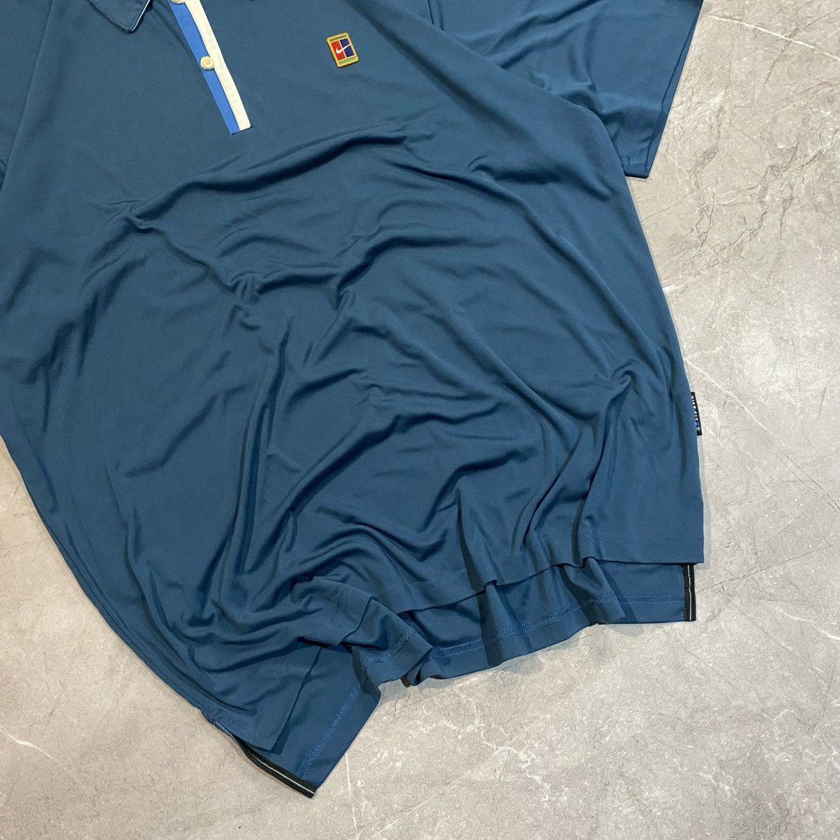 Vintage VINTAGE NIKE TEE POLO MINI SWOOSH USA 90s Size US XL / EU 56 / 4 - 4 Thumbnail