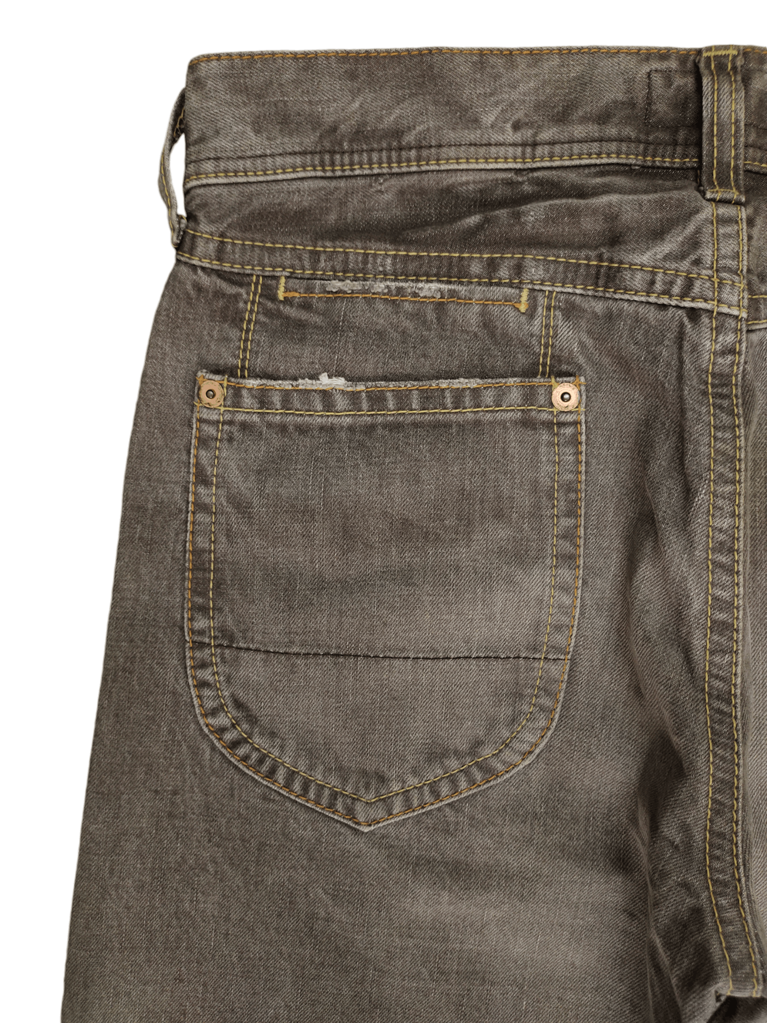 Spellbound Vintage 90s Spellbound Clawmark Distress Faded Denim Jeans Size US 34 / EU 50 - 12 Thumbnail