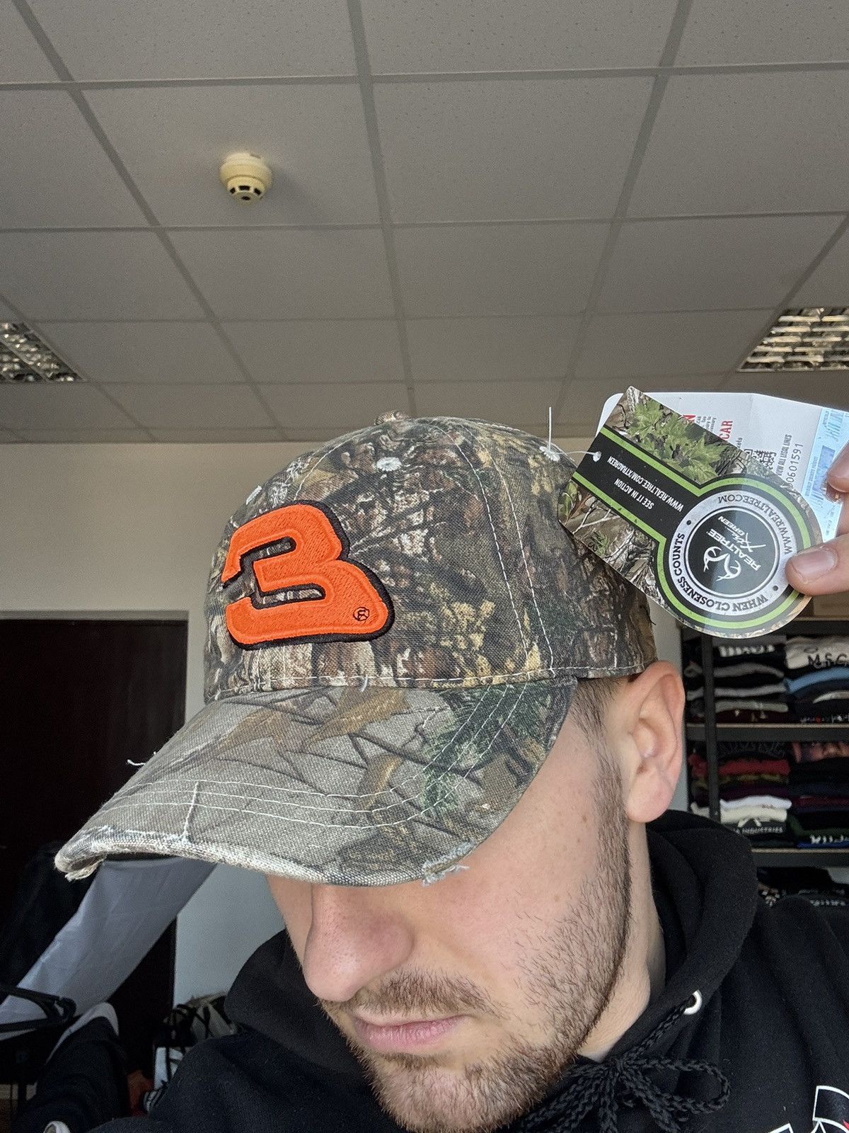 Vintage Camo 🌳Rare Real Tree blue cap hype racing hat Size ONE SIZE - 3 Thumbnail