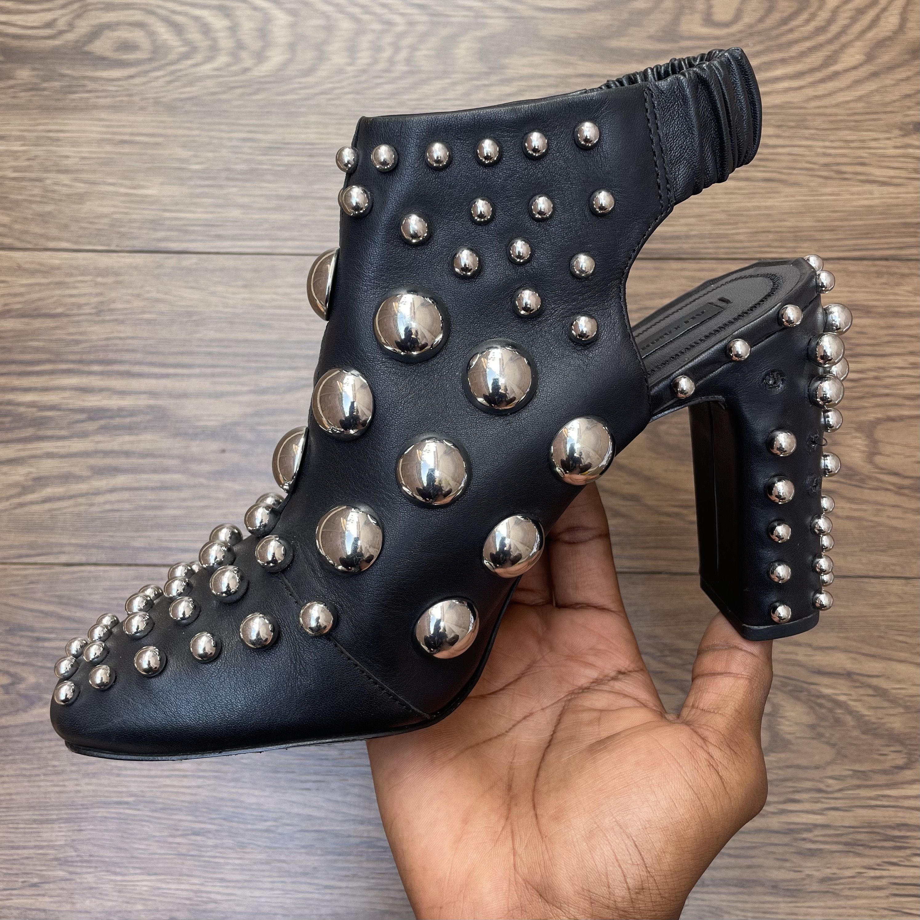 Alexander Wang Alexander Wang Ellery Studded Bootie Sandal Size US 8.5 / IT 38.5 - 4 Thumbnail