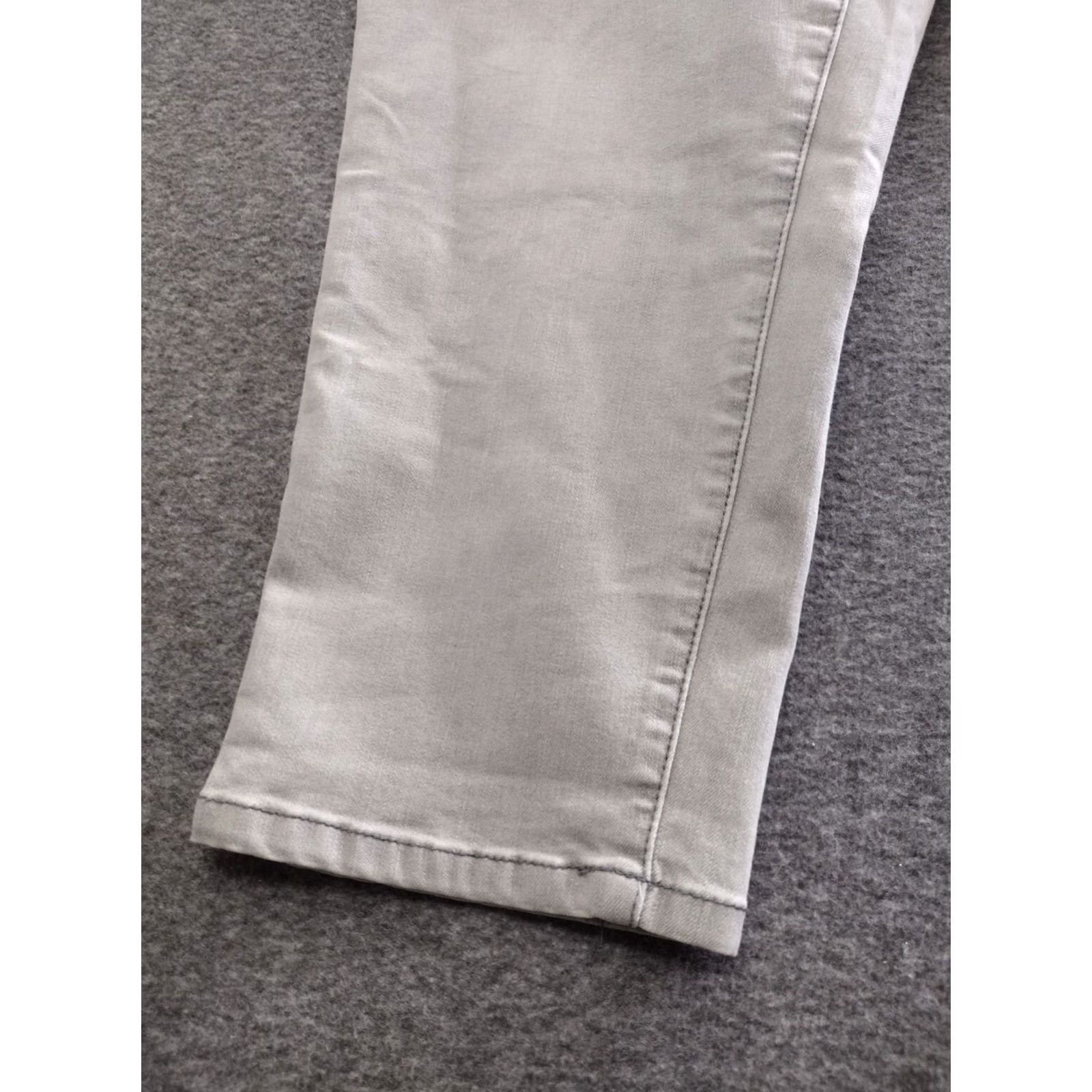 Denime Unbranded Women's Jeans Tapered Denim Gray Stretch Plus 26W Size 26" / US 2 / IT 38 - 7 Thumbnail