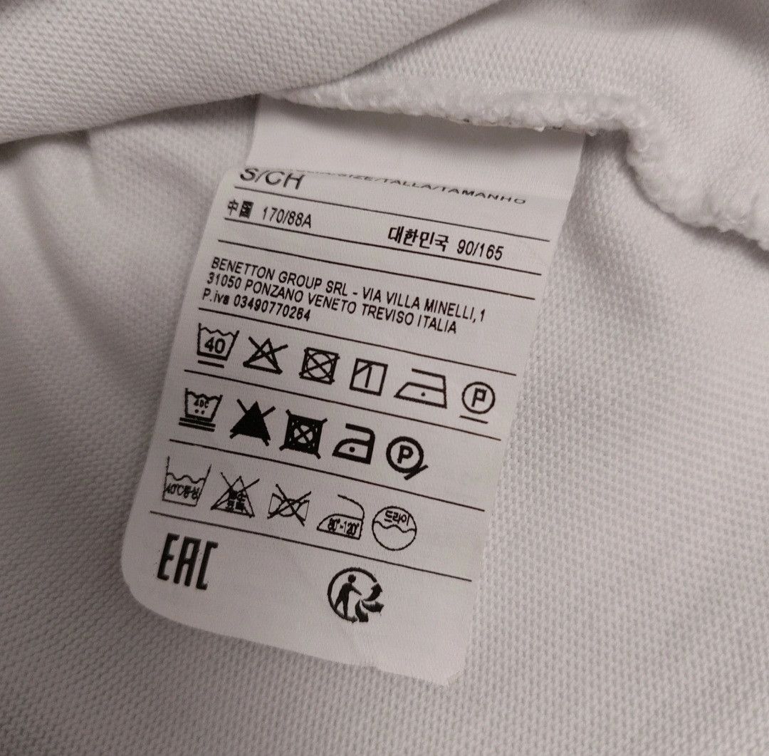 Benetton Benetton Rugby Shirt Pablo Escobar Narcos Size US S / EU 44-46 / 1 - 7 Thumbnail