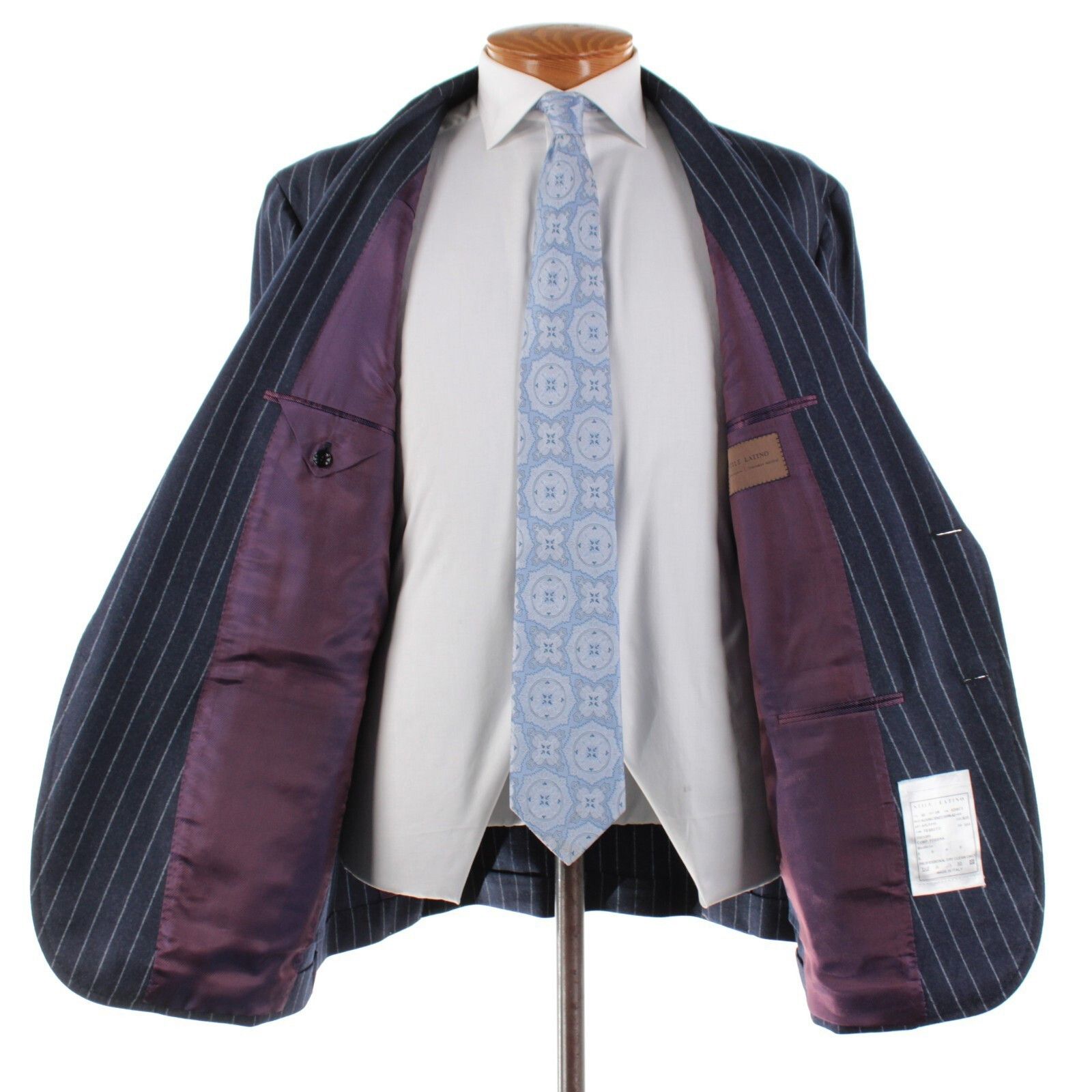 Other Stile Latino Suit Size US 50 Regular in Blue Size 50R - 7 Thumbnail