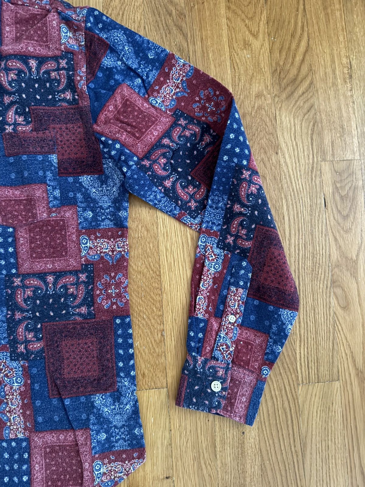 Corridor Corridor Bandana Flannel Long Sleeve - patchwork like print Size US S / EU 44-46 / 1 - 3 Thumbnail