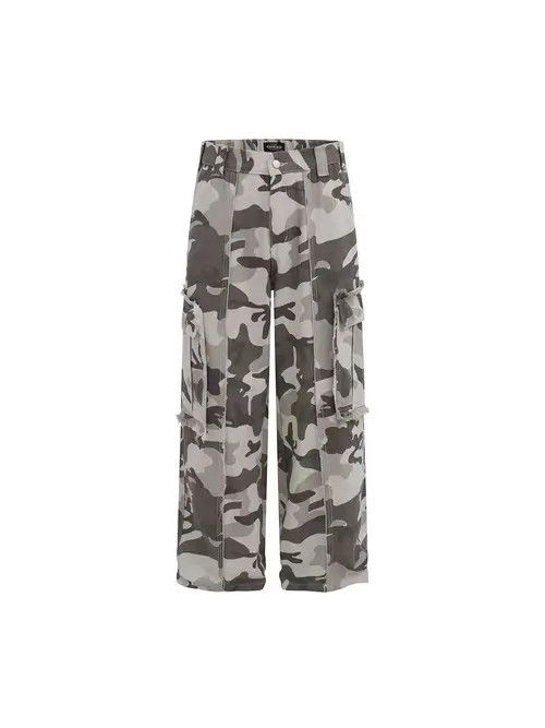 Japanese Brand Fumina x Izumi Camouflage High Street Vintage Casual Pants Size US 31 - 5 Thumbnail
