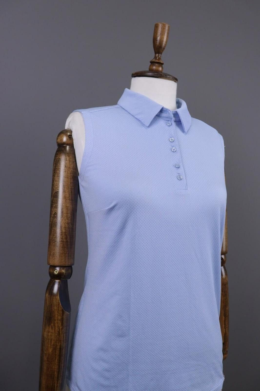 KJUS KJUS Blue Sleeveless Sport Fit Summer Polo Shirt Size 38 / M Size M / US 6-8 / IT 42-44 - 7 Thumbnail