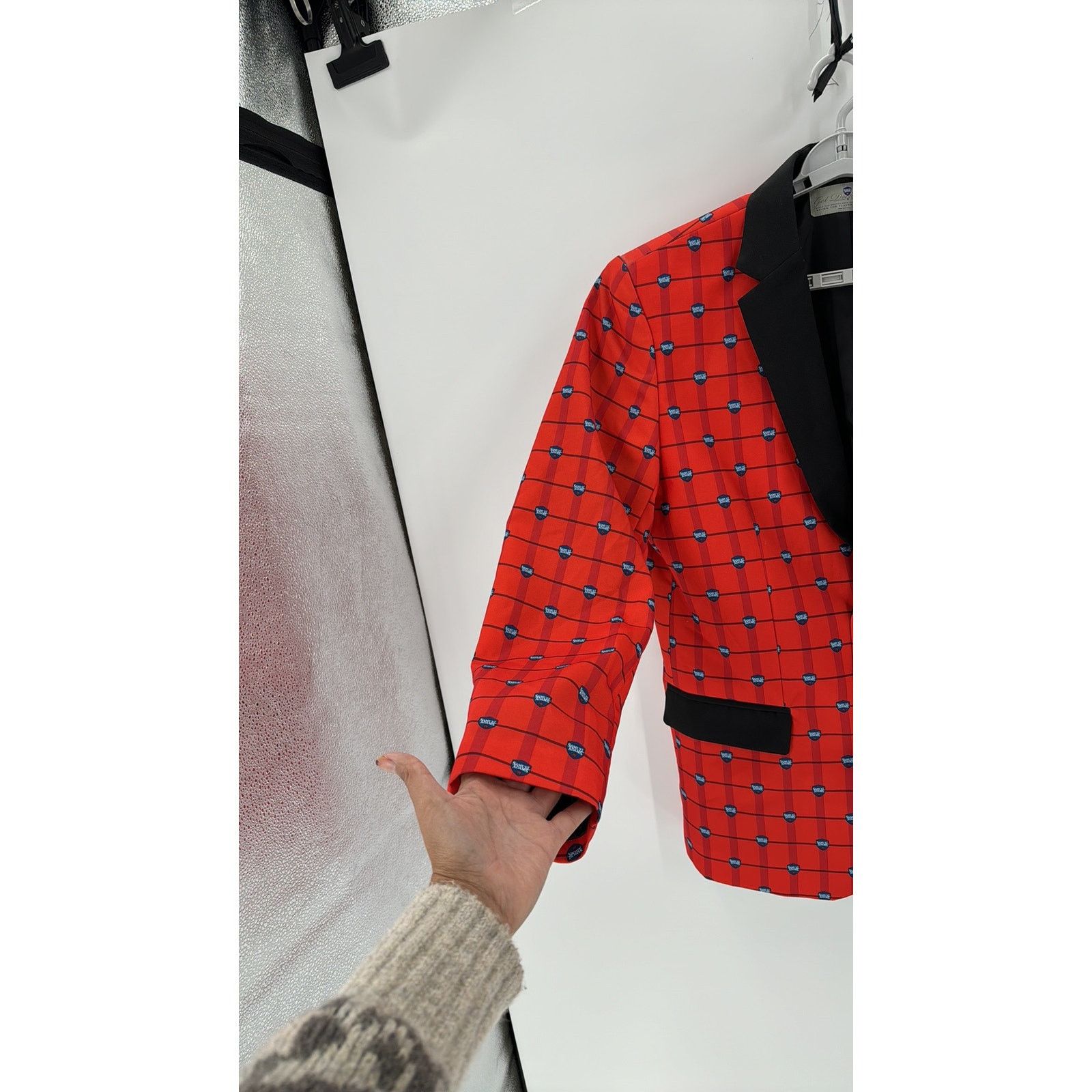 Tipsy Elves Tipsy Elves Samuel Adams Boston Beer blazer size L red black Size US L / EU 52-54 / 3 - 5 Thumbnail