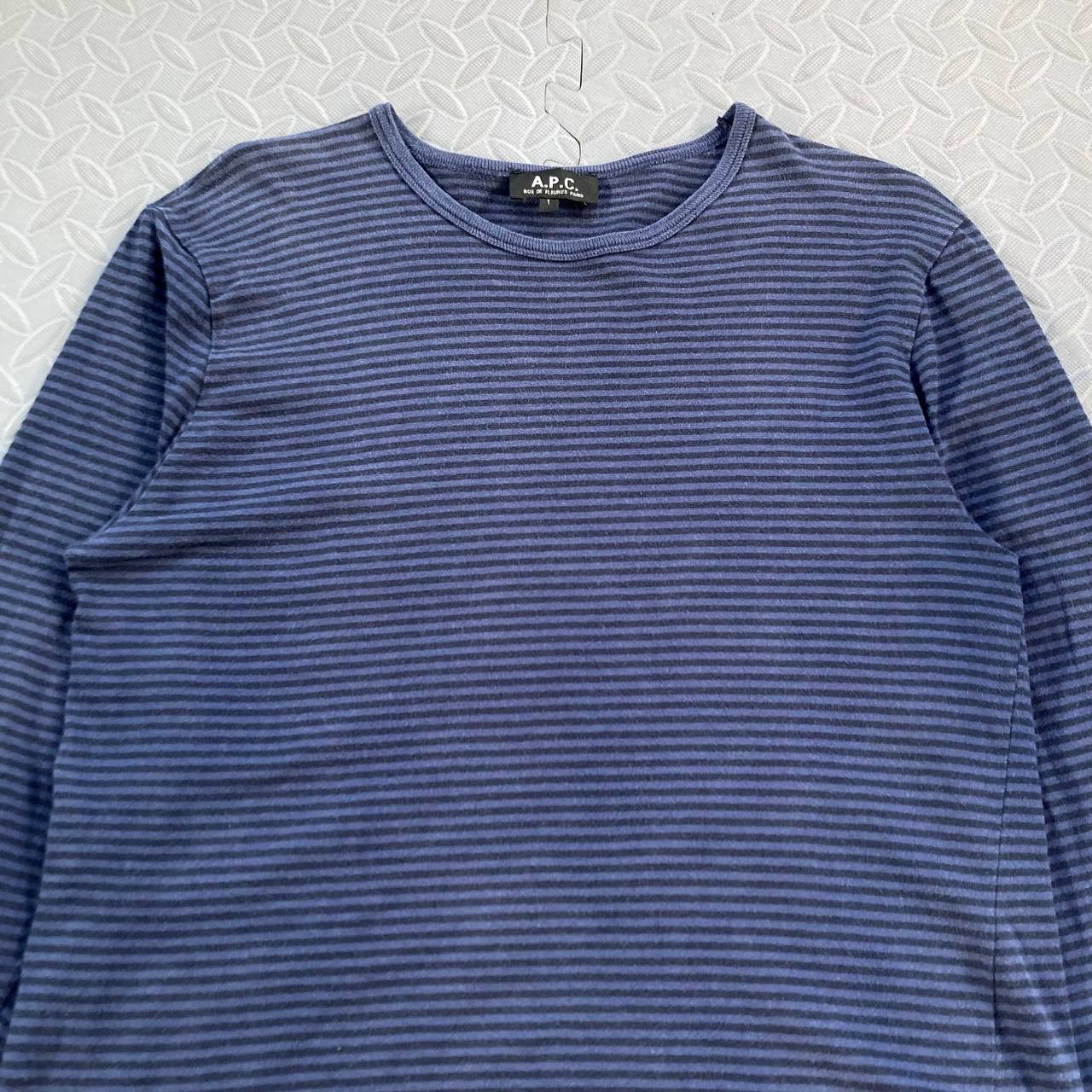 A.P.C. Striped Slim Sweatshirt Size US S / EU 44-46 / 1 - 3 Thumbnail