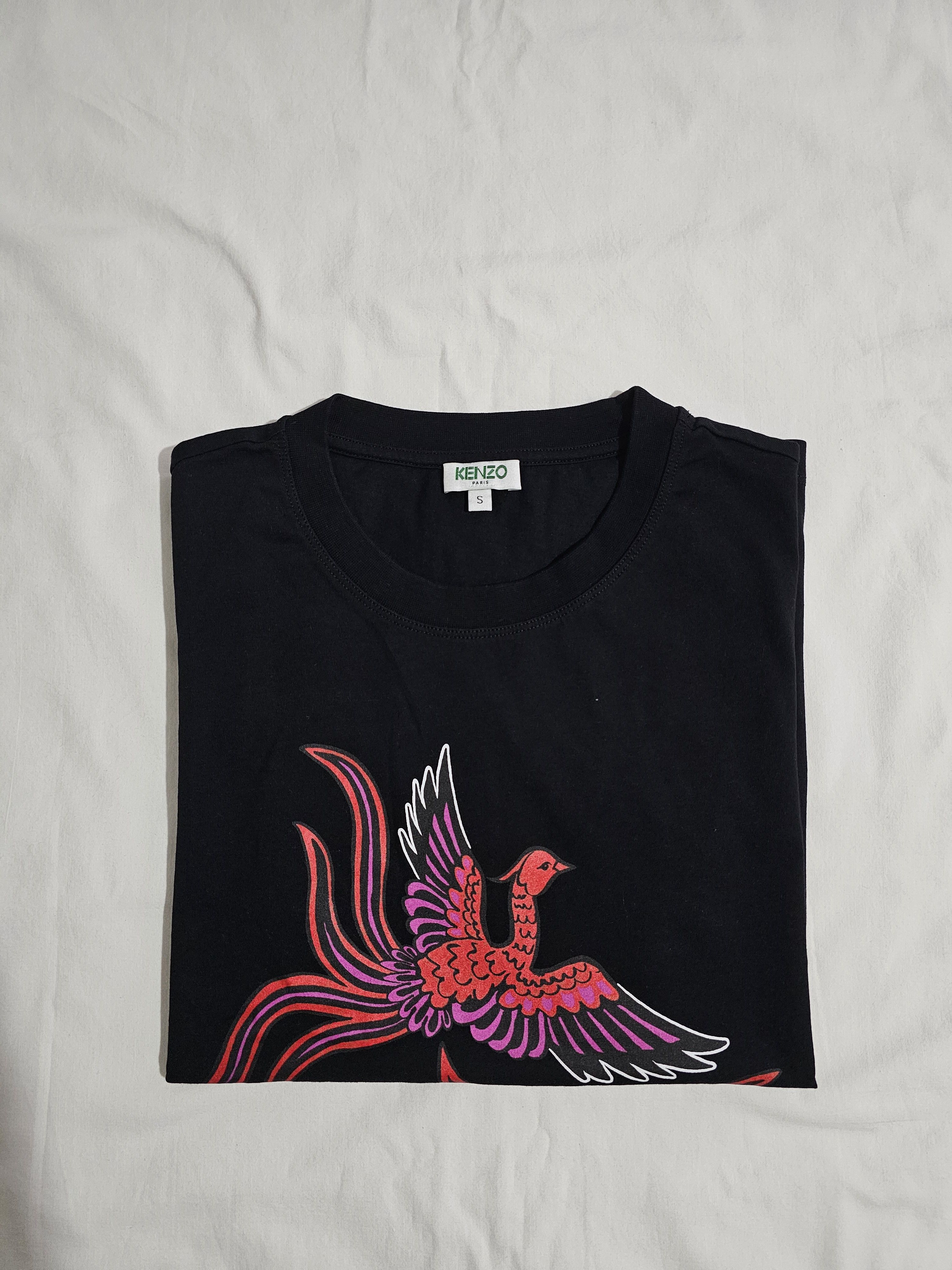 Kenzo Birds T-shirt with Birds by Kenzo - Size S Size S / US 4 / IT 40 - 1 Thumbnail