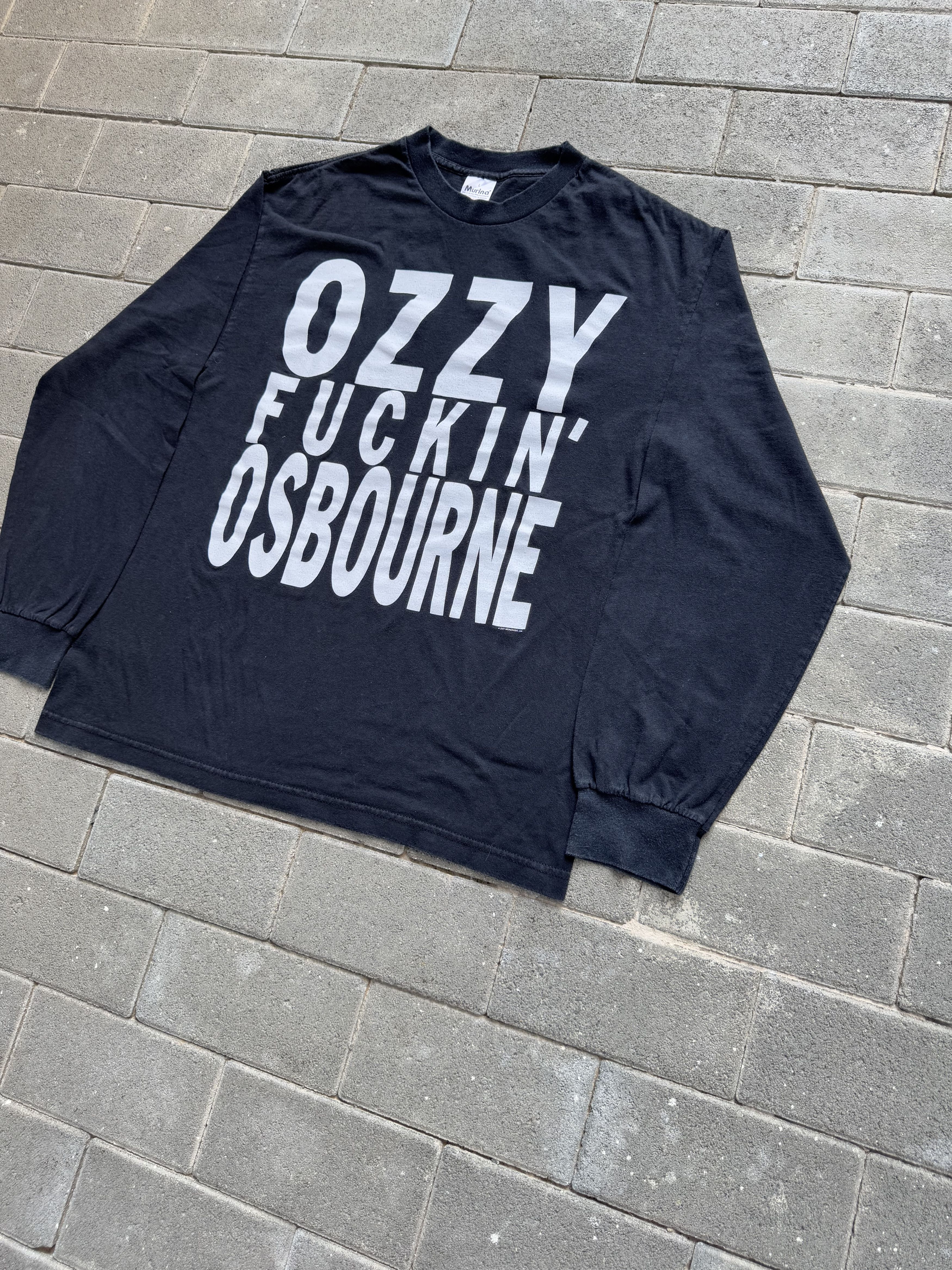 Ozzy Osbourne Vintage Ozzy Fuckin' Osbourne Long Sleeve Size US L / EU 52-54 / 3 - 3 Thumbnail