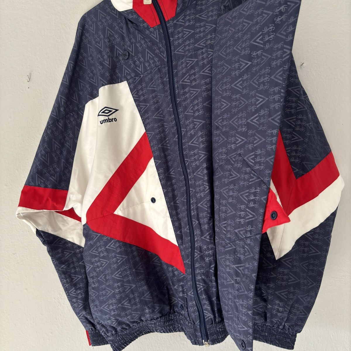 Umbro × Vintage 1990 1992 England National Team Umbro Training Soccer Jacket Size US XL / EU 56 / 4 - 5 Thumbnail